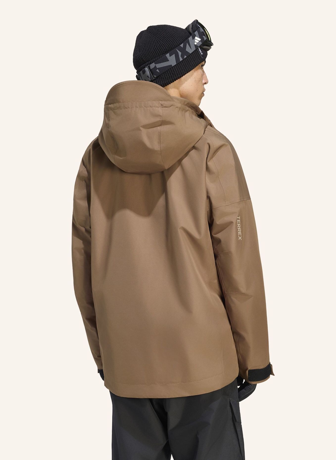 adidas TERREX TERREX XPLORIC CLIMAPROOF ISOLATIONSJACKE, 2-LAGIG: BRAUN