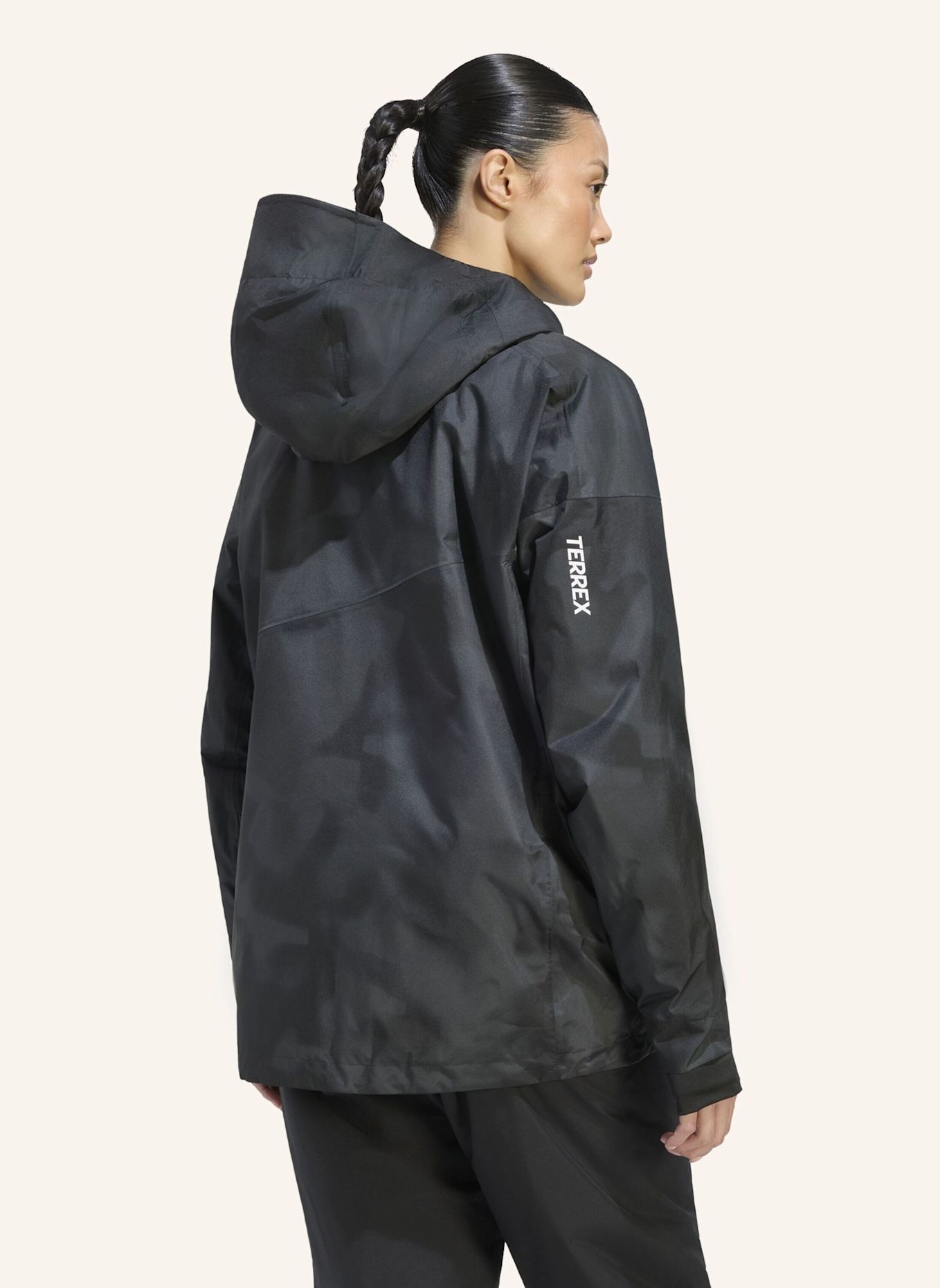 adidas TERREX TERREX MULTI CLIMAPROOF ISOLATIONSJACKE, 2-LAGIG: SCHWARZ / GRAU