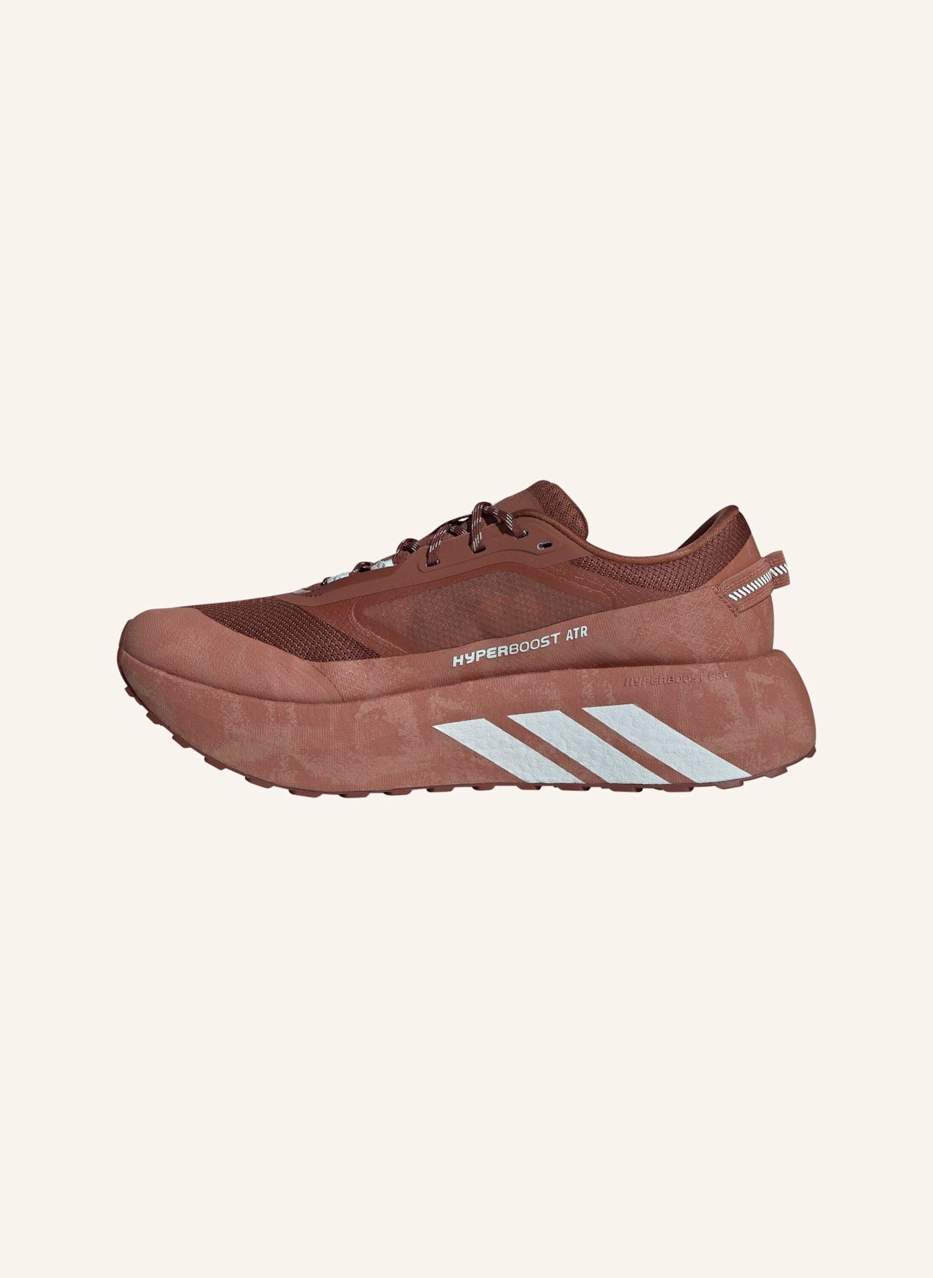 adidas HYPERBOOST ATR SCHUH: BRAUN / ORANGE