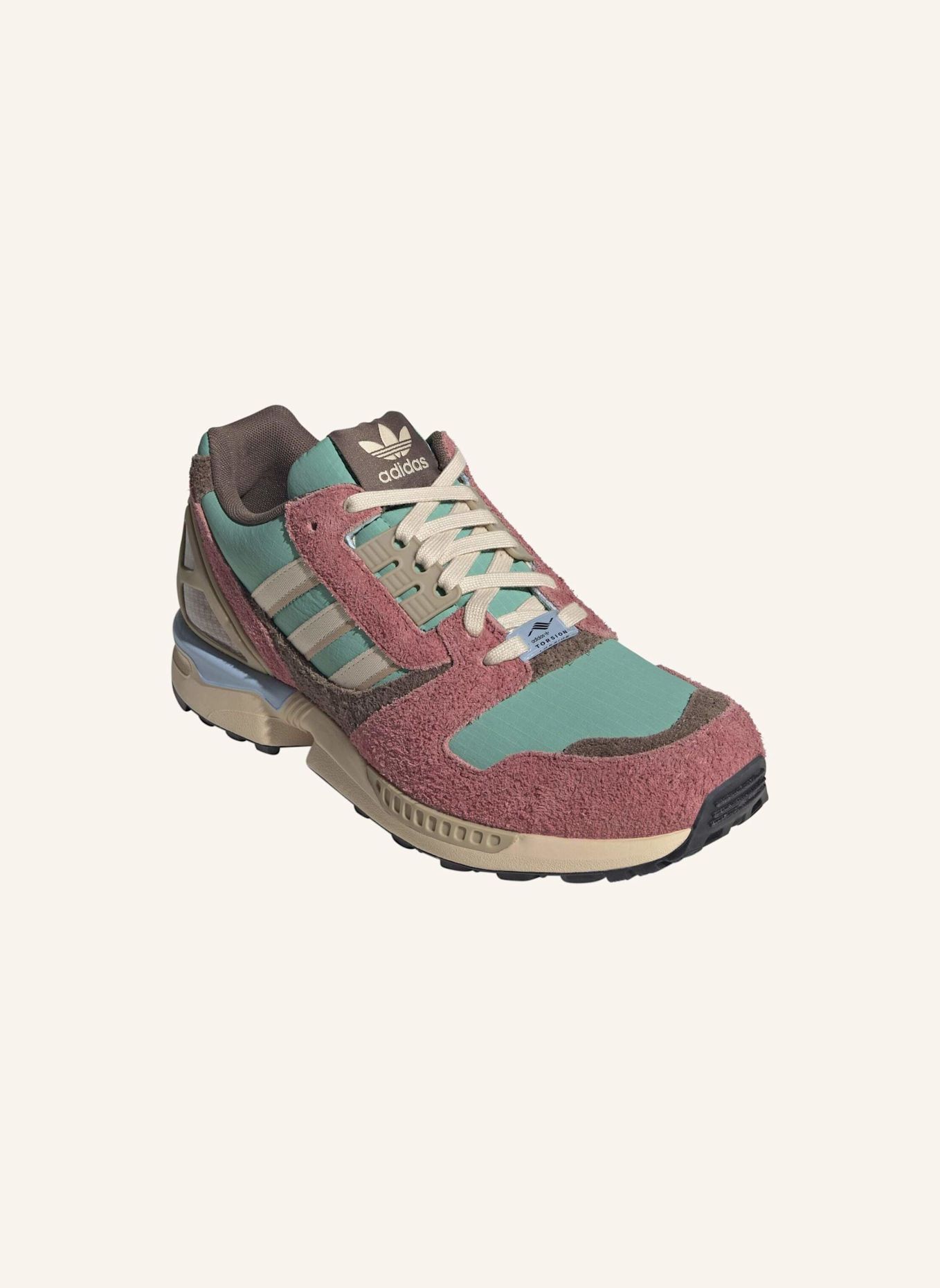 adidas Originals ZX 8000 SCHUH: GRÜN / BEIGE / ROT