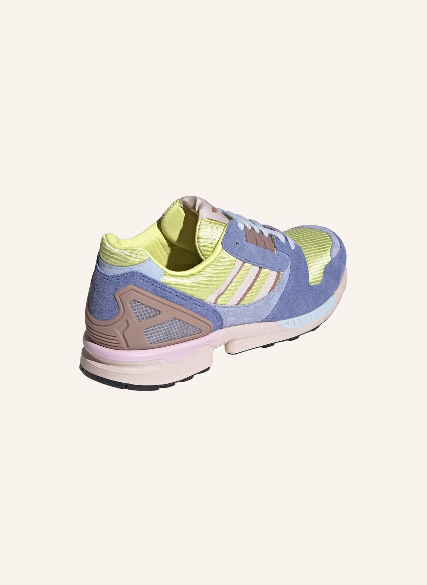 adidas Originals ZX 8000 SCHUH: HELLGELB / GRAU / BLAU