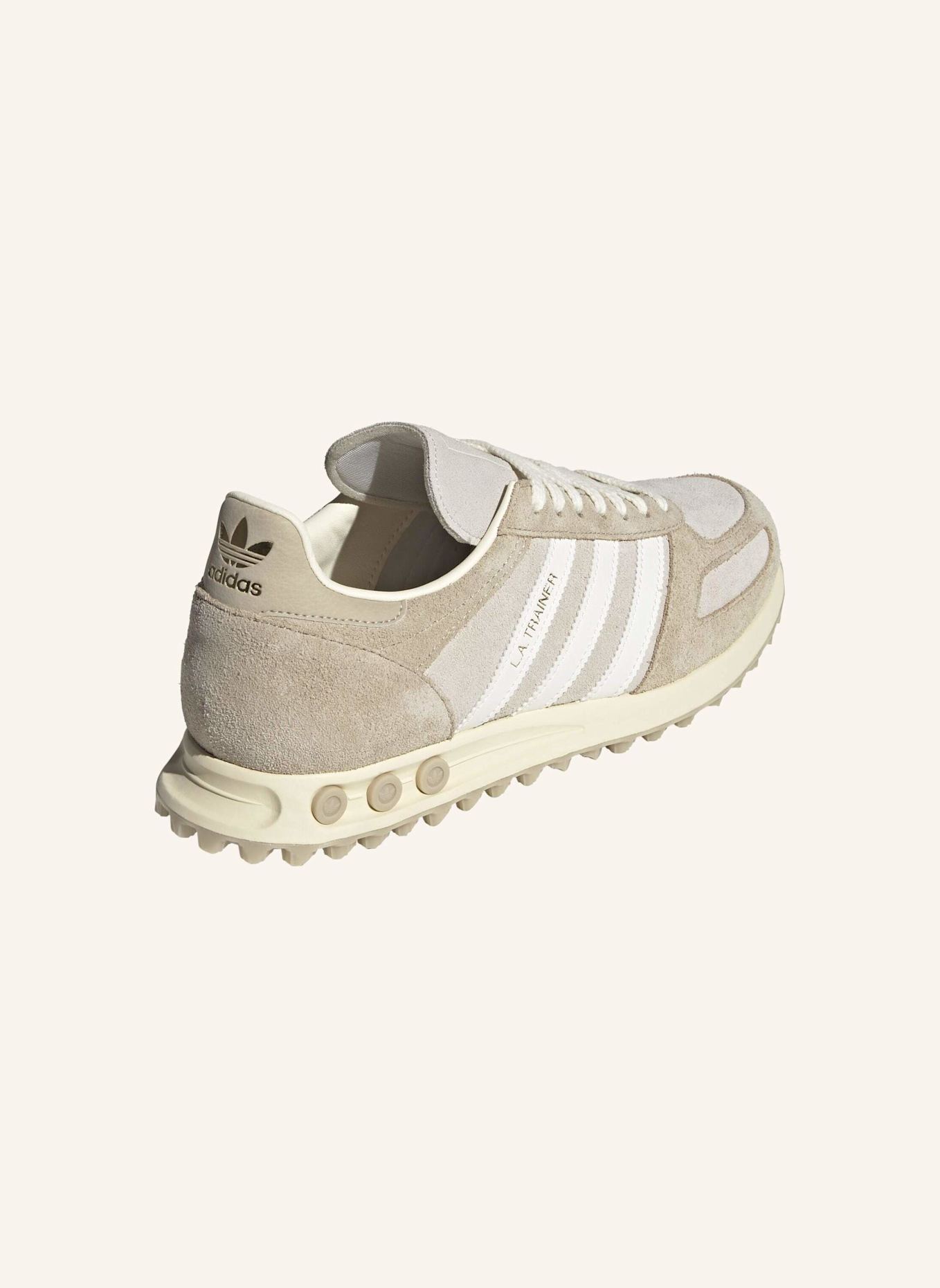 adidas Originals LA TRAINER OG SCHUH: BEIGE / WEISS / GOLD