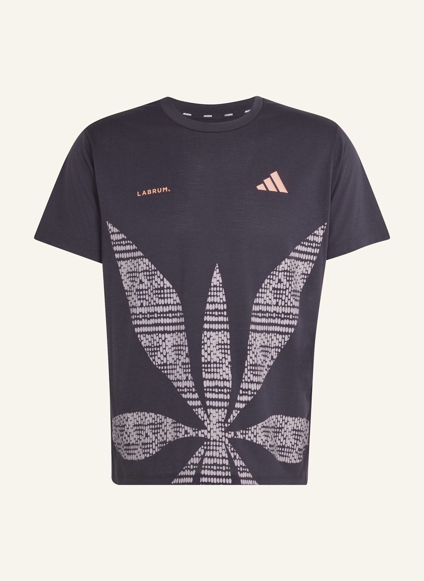 adidas ADIDAS RUNNING X LABRUM T-SHIRT: SCHWARZ