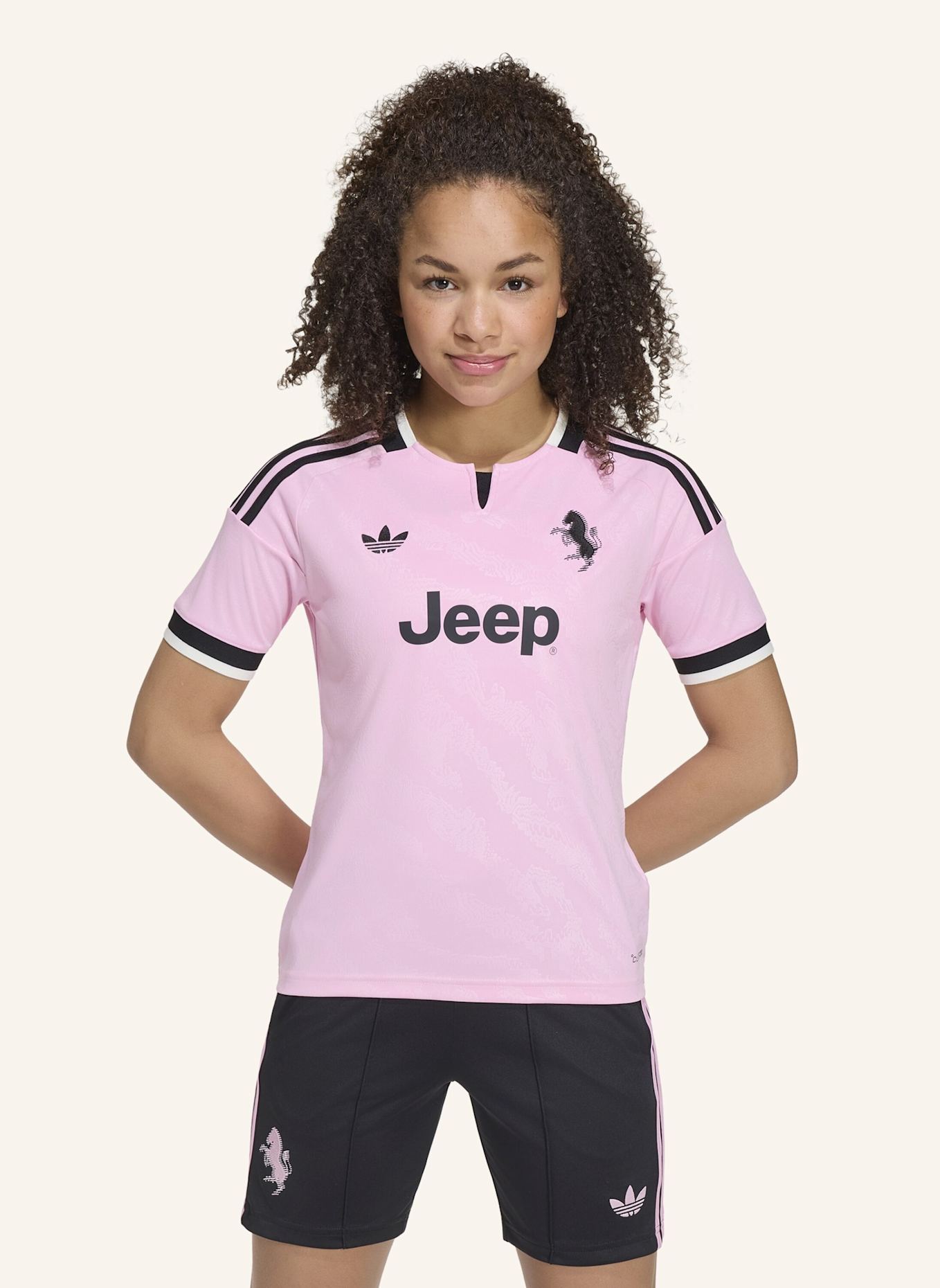 adidas JUVENTUS TURIN 26/27 KIDS AUSWÄRTSTRIKOT: SCHWARZ
