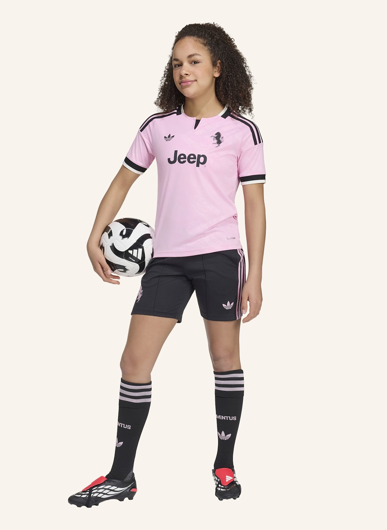 adidas JUVENTUS TURIN 26/27 KIDS AUSWÄRTSTRIKOT: SCHWARZ
