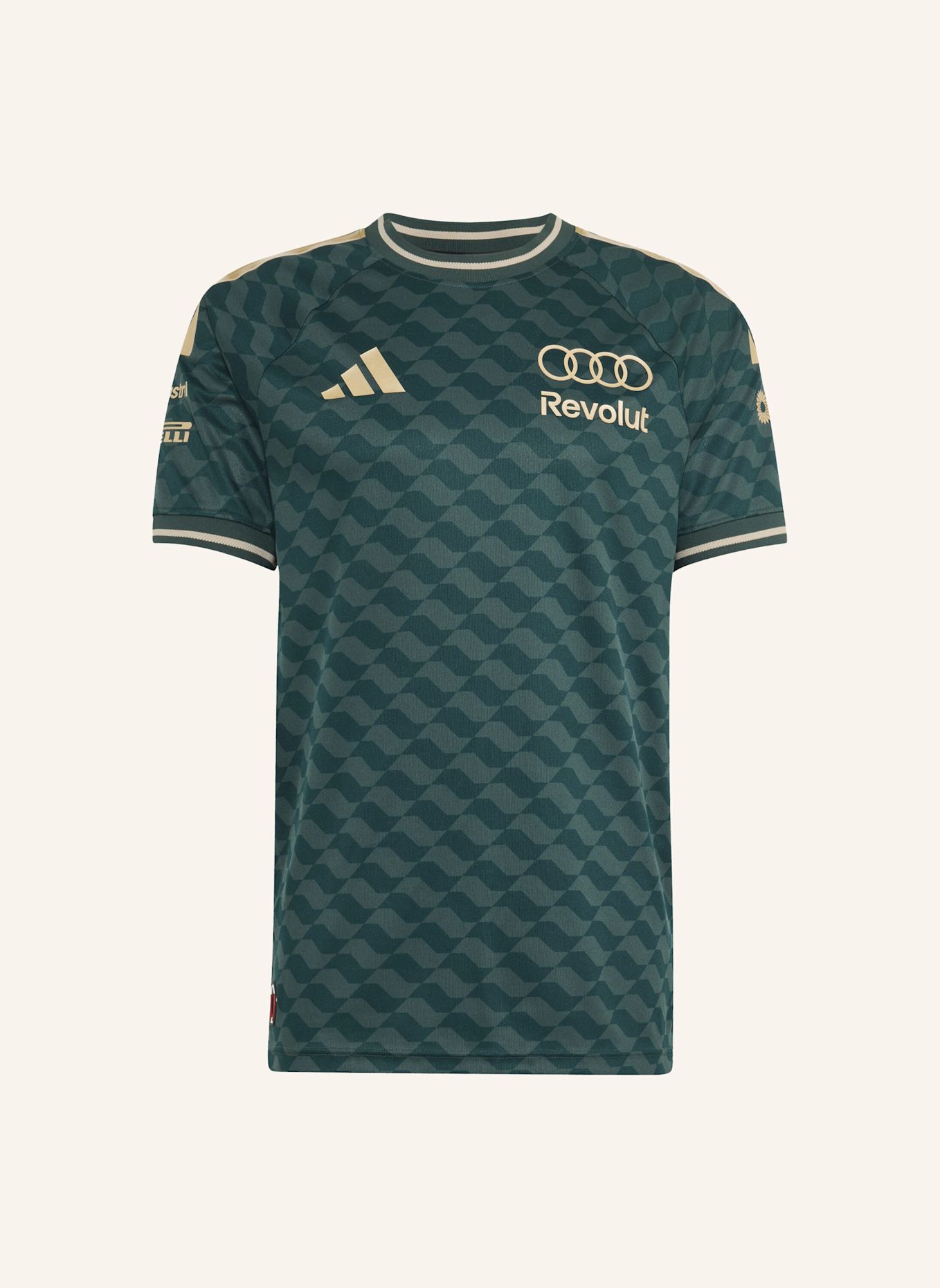 adidas AUDI REVOLUT F1 TEAM 2026 SAMPA SOUL AUTHENTIC FAHRER T-SHIRT: GRÜN