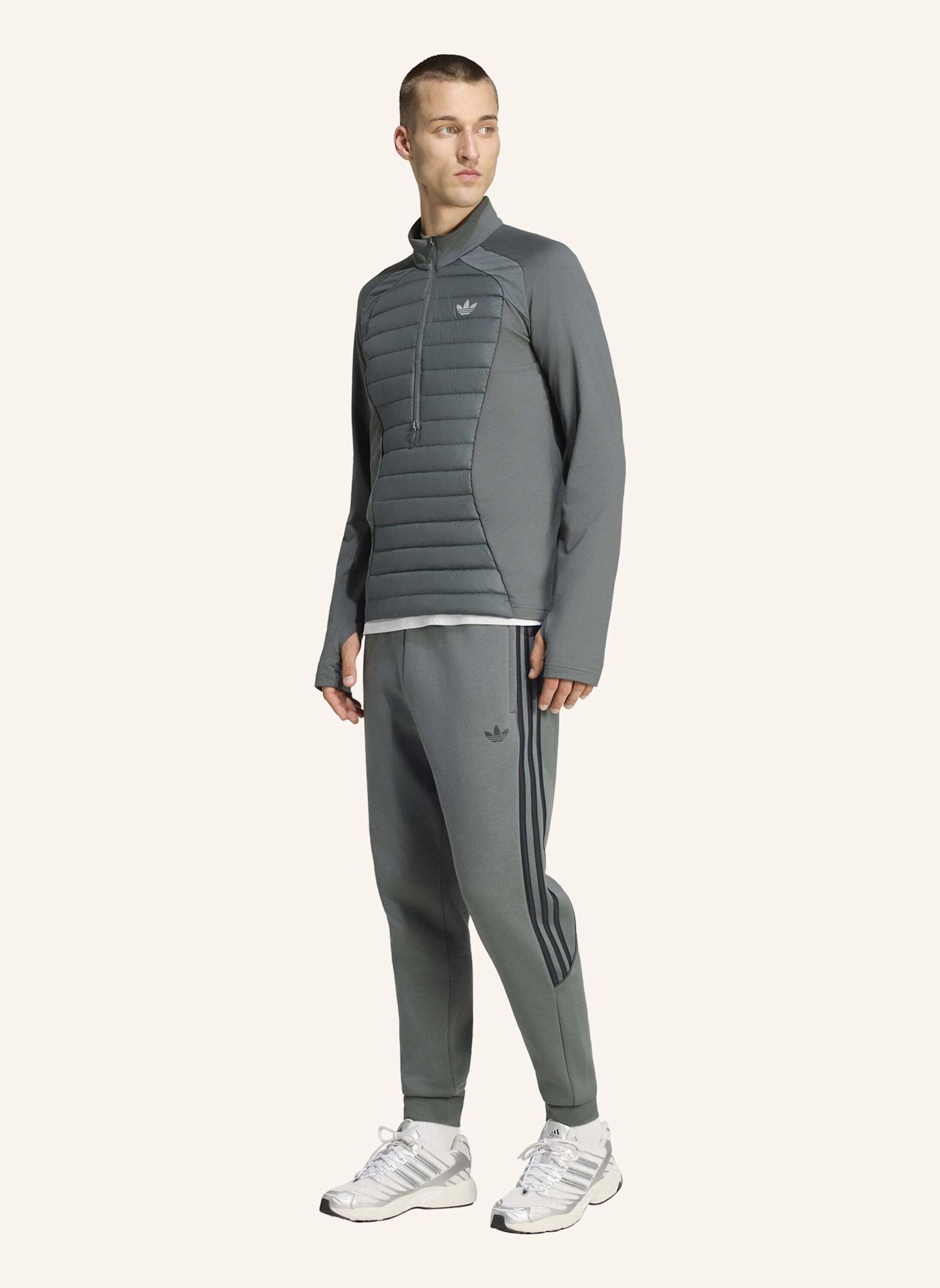 adidas Originals TEAMGEIST 26 CUTLINE HOSE, WARM: SCHWARZ
