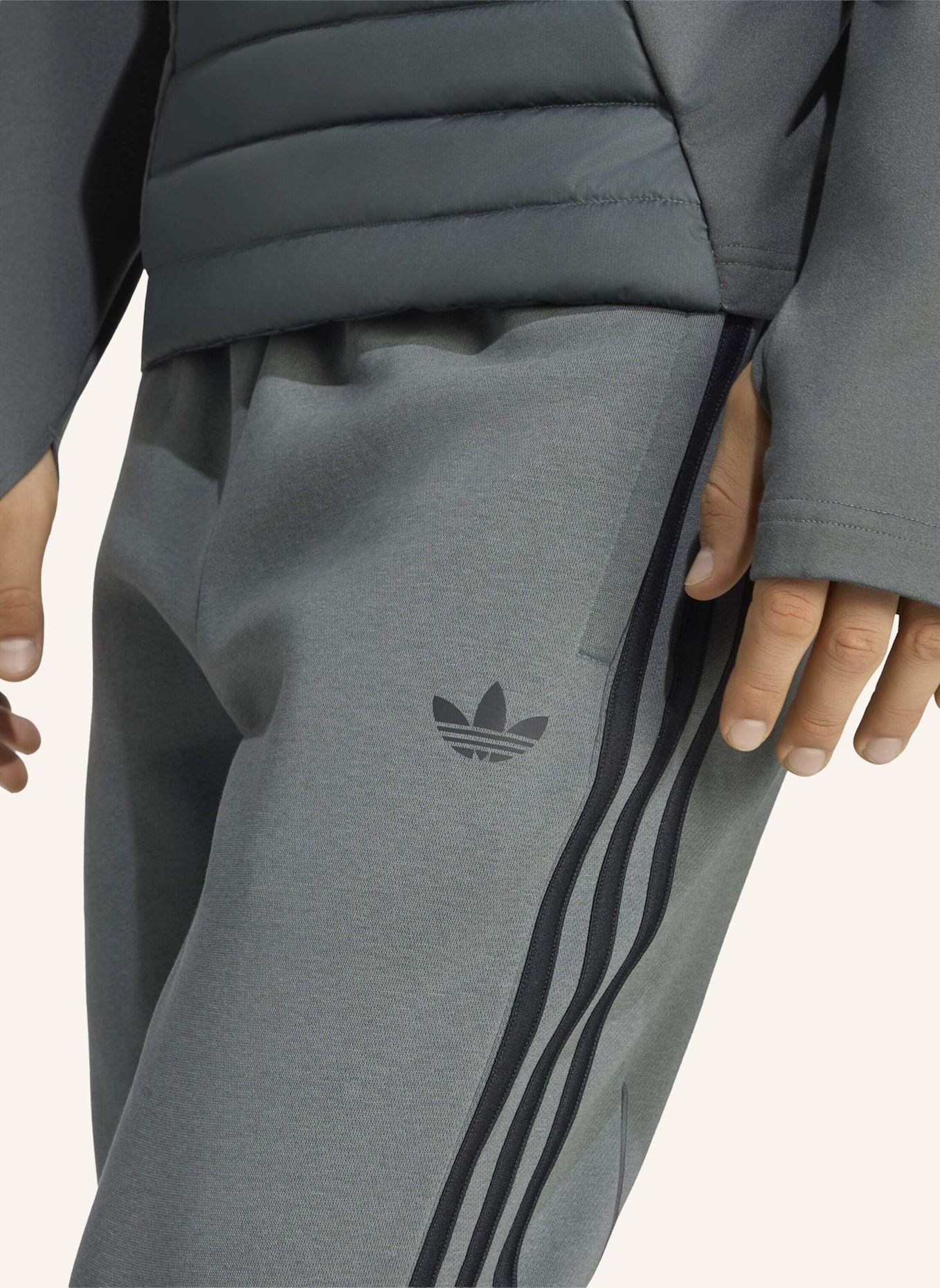 adidas Originals TEAMGEIST 26 CUTLINE HOSE, WARM: SCHWARZ