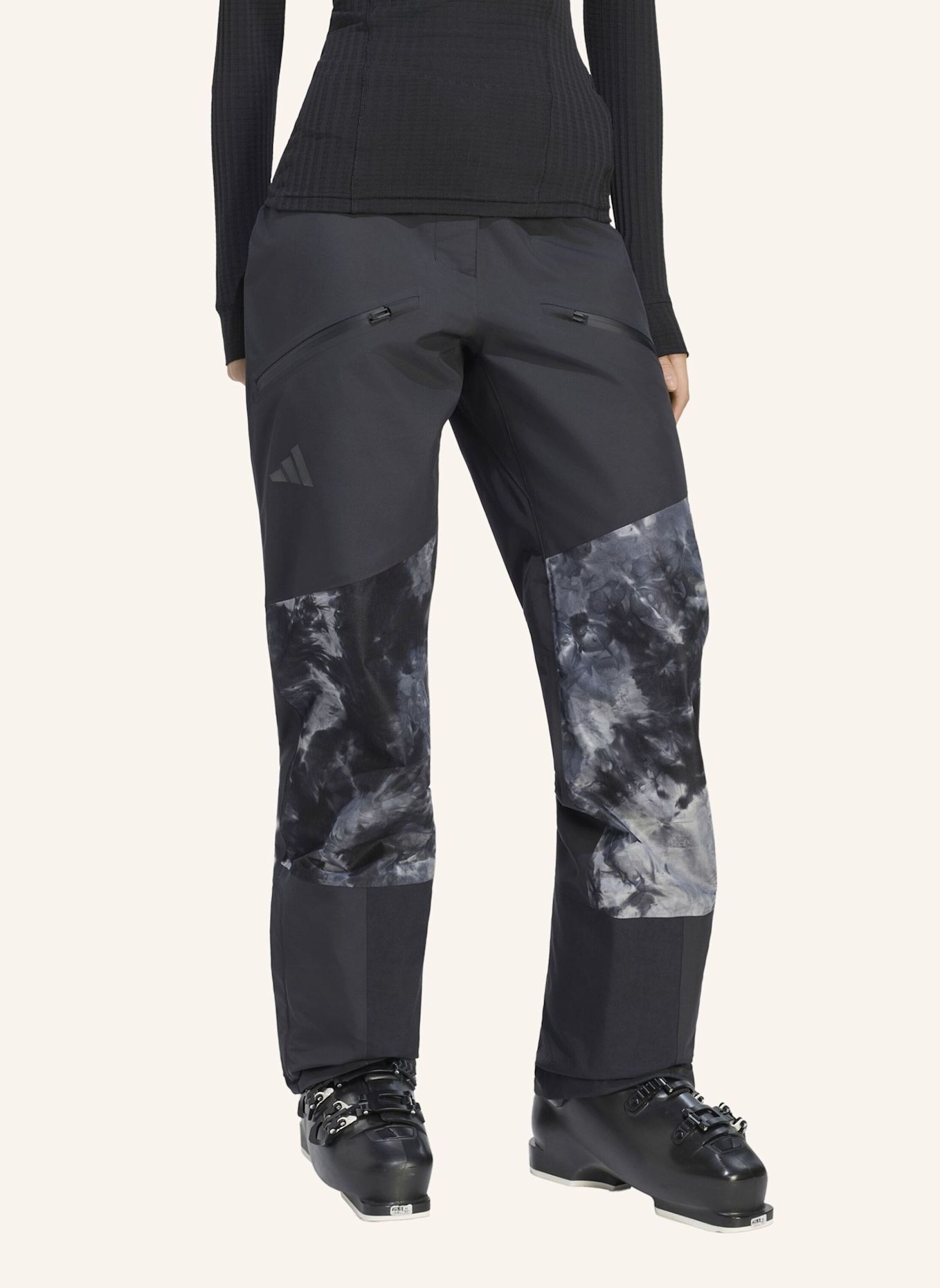 adidas TERREX TERREX XPERIOR HYBRID HOSE, SPRÜHGEFÄRBT, PRIMEKNIT, CLIMAPROOF+: SCHWARZ