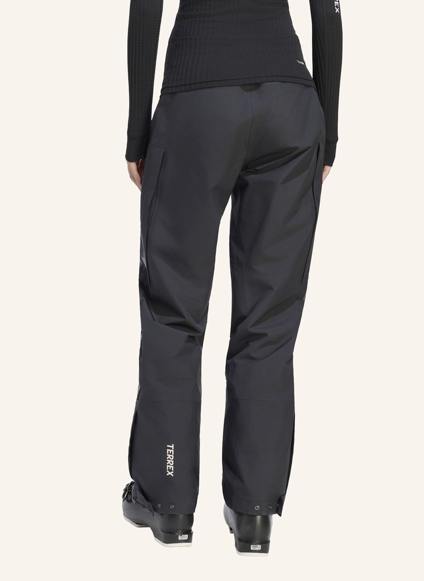 adidas TERREX TERREX XPERIOR HYBRID HOSE, SPRÜHGEFÄRBT, PRIMEKNIT, CLIMAPROOF+: SCHWARZ