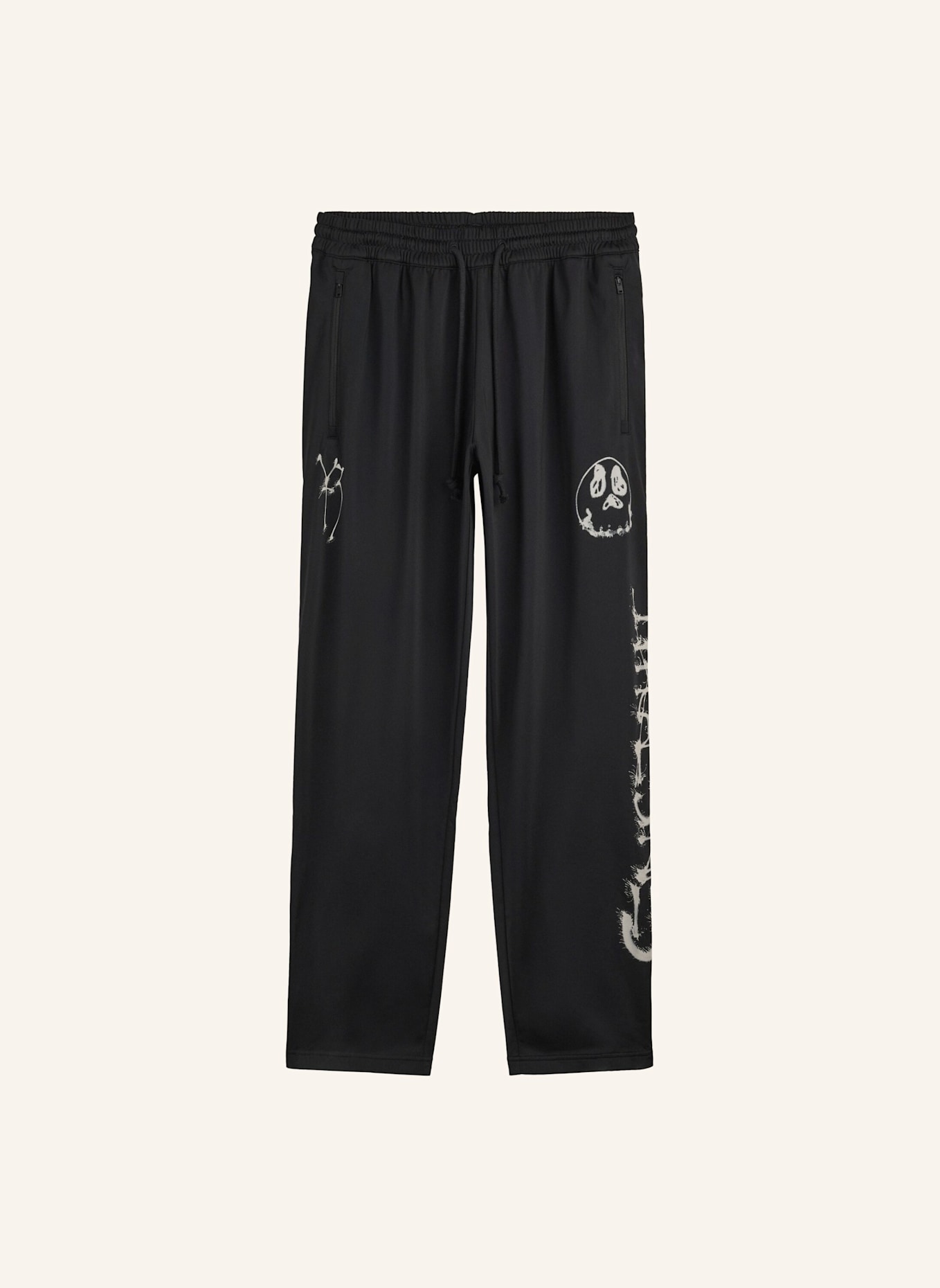 Y-3 Y-3 CHITO GRAFIK TRAININGSHOSE: SCHWARZ