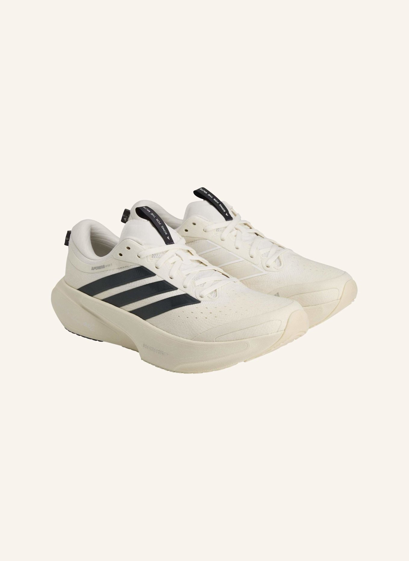 adidas SUPERNOVA RISE 3 LAUFSCHUH: WEISS/ GRAU