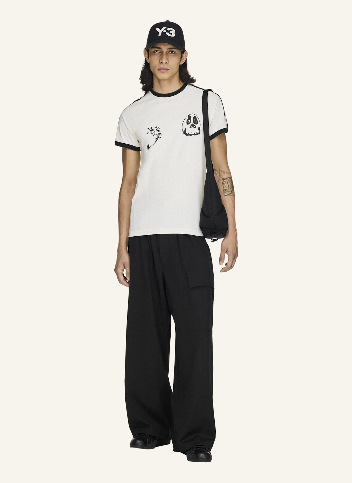 Y-3 Y-3 CHITO GRAPHIC CALI T-SHIRT: WEISS