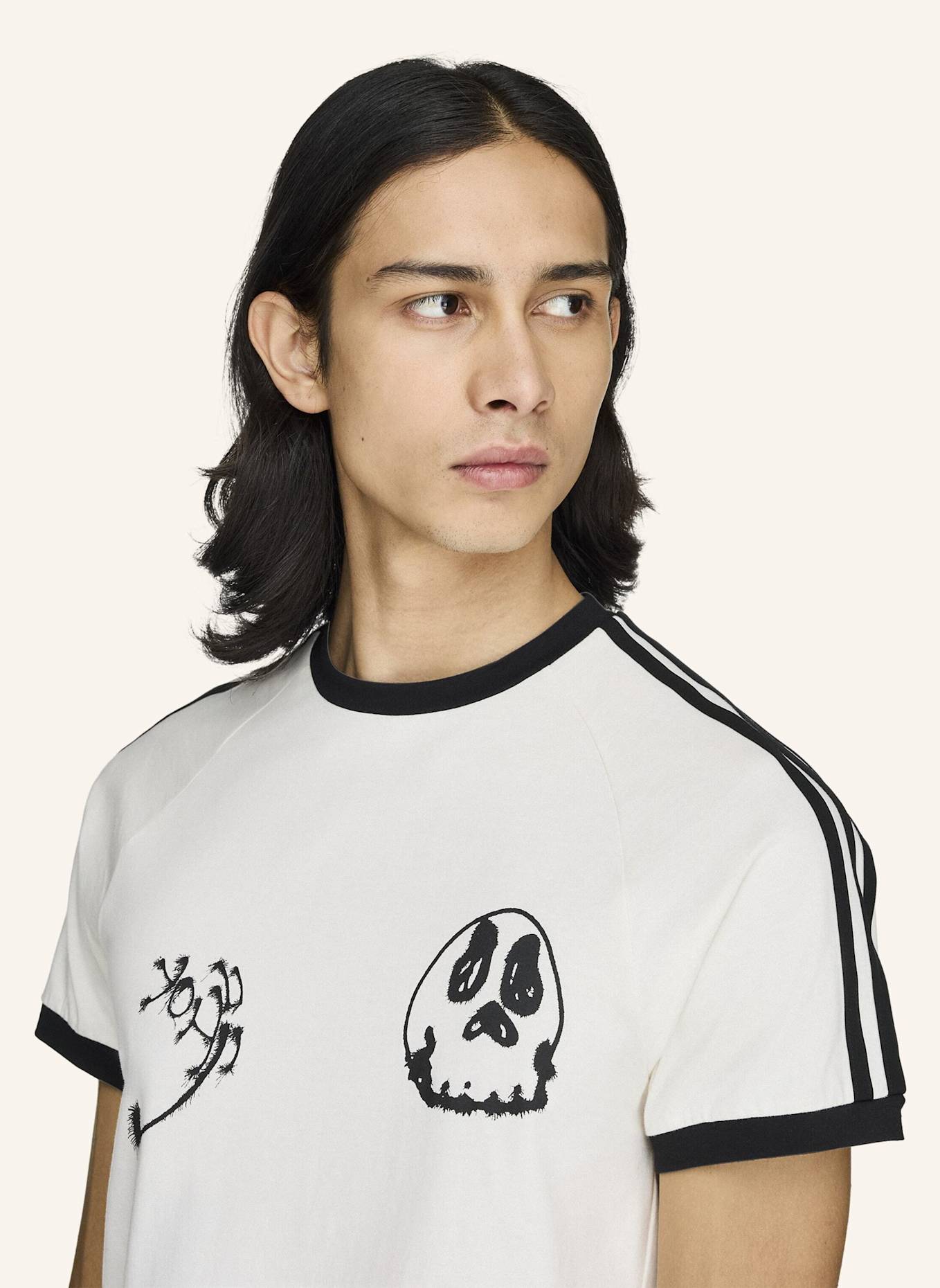 Y-3 Y-3 CHITO GRAPHIC CALI T-SHIRT: WEISS