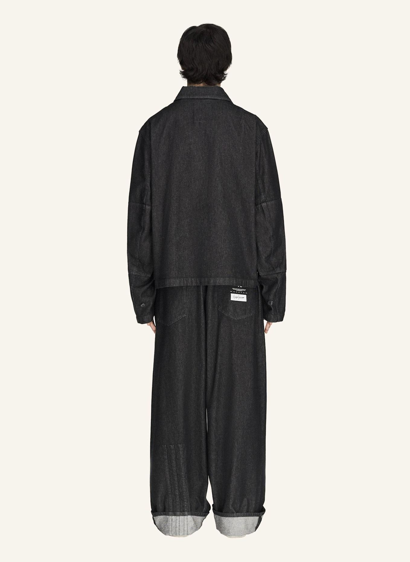 Y-3 Y-3 BLOUSONJACKE, DENIM: SCHWARZ