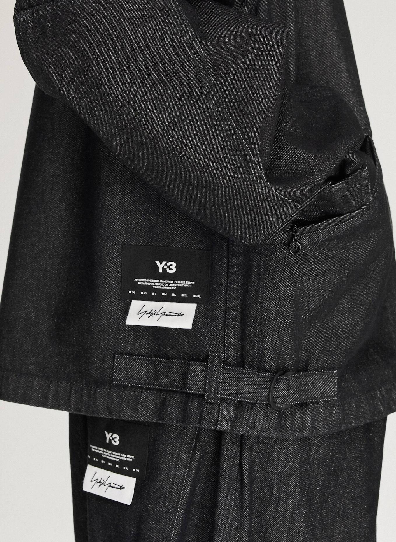 Y-3 Y-3 BLOUSONJACKE, DENIM: SCHWARZ