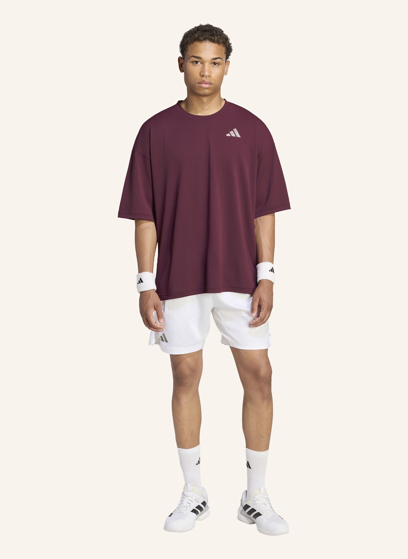 adidas TENNIS CLIMACOOL+ T-SHIRT PRO: ROT