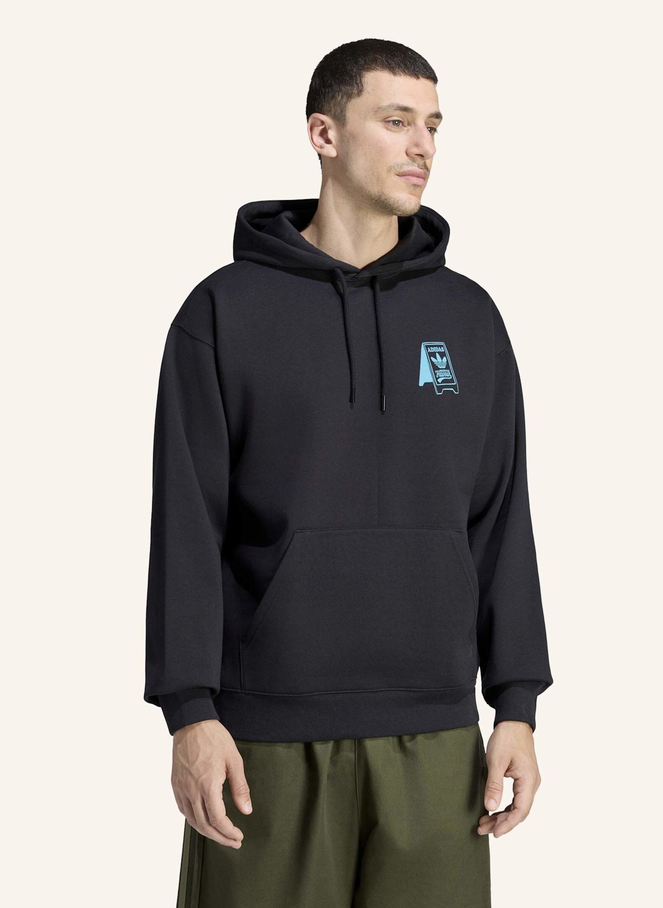 adidas Originals FOOD CART HOODIE: SCHWARZ