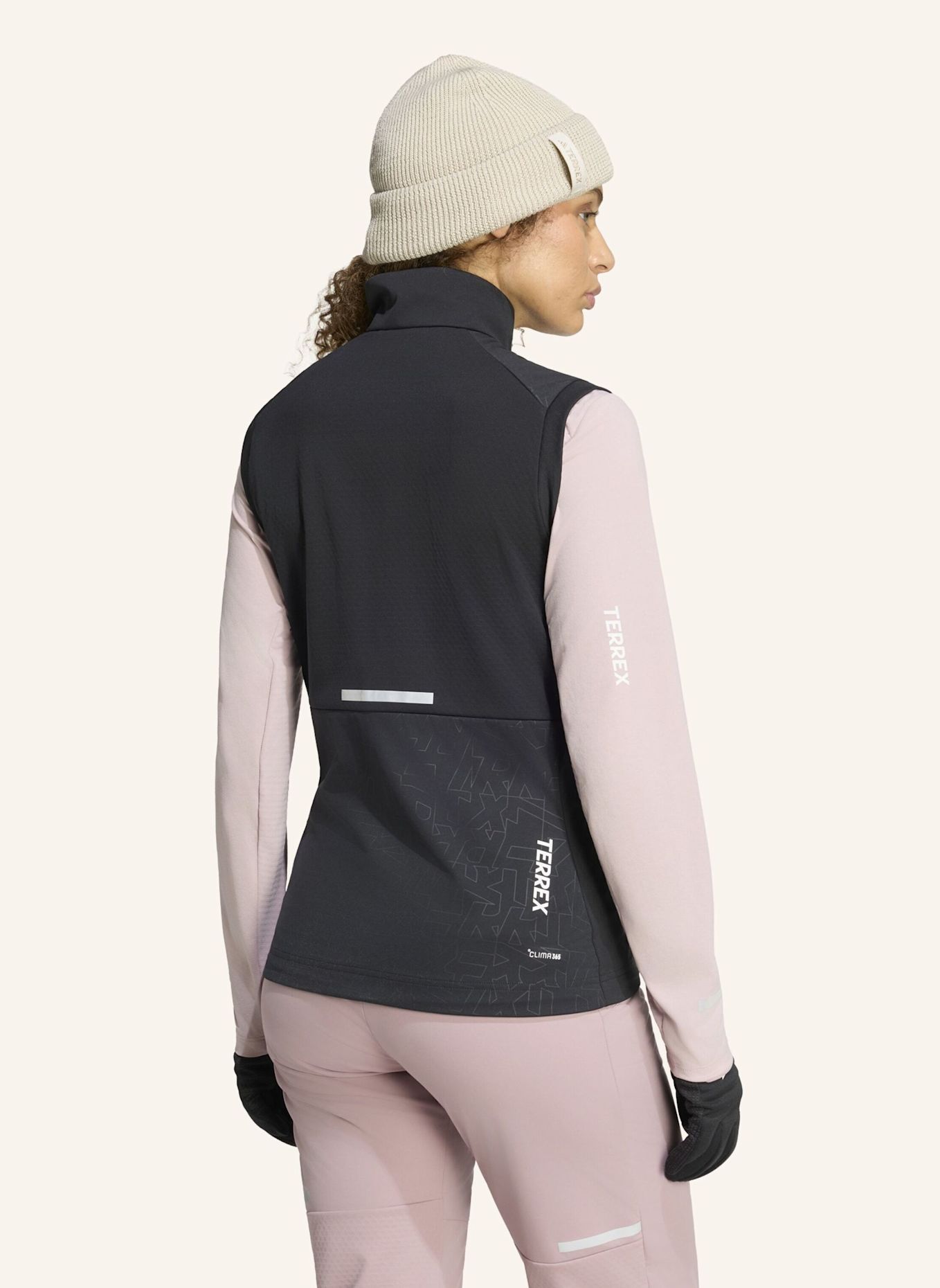 adidas TERREX TERREX XPERIOR CROSS-COUNTRY SKI SOFTSHELL-WESTE: SCHWARZ