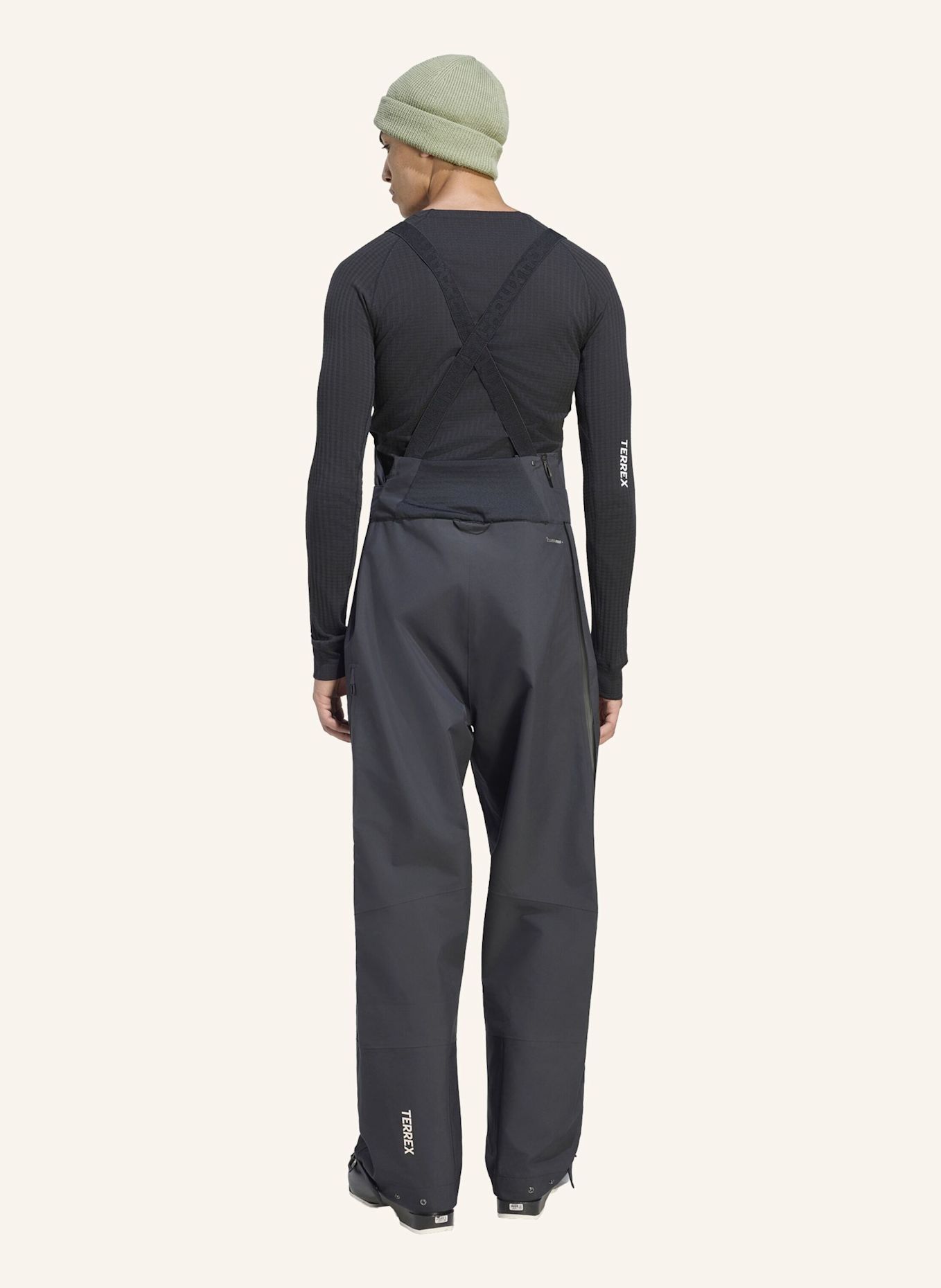 adidas TERREX TERREX XPERIOR HYBRID LATZHOSE, PRIMEKNIT, CLIMAPROOF+: SCHWARZ