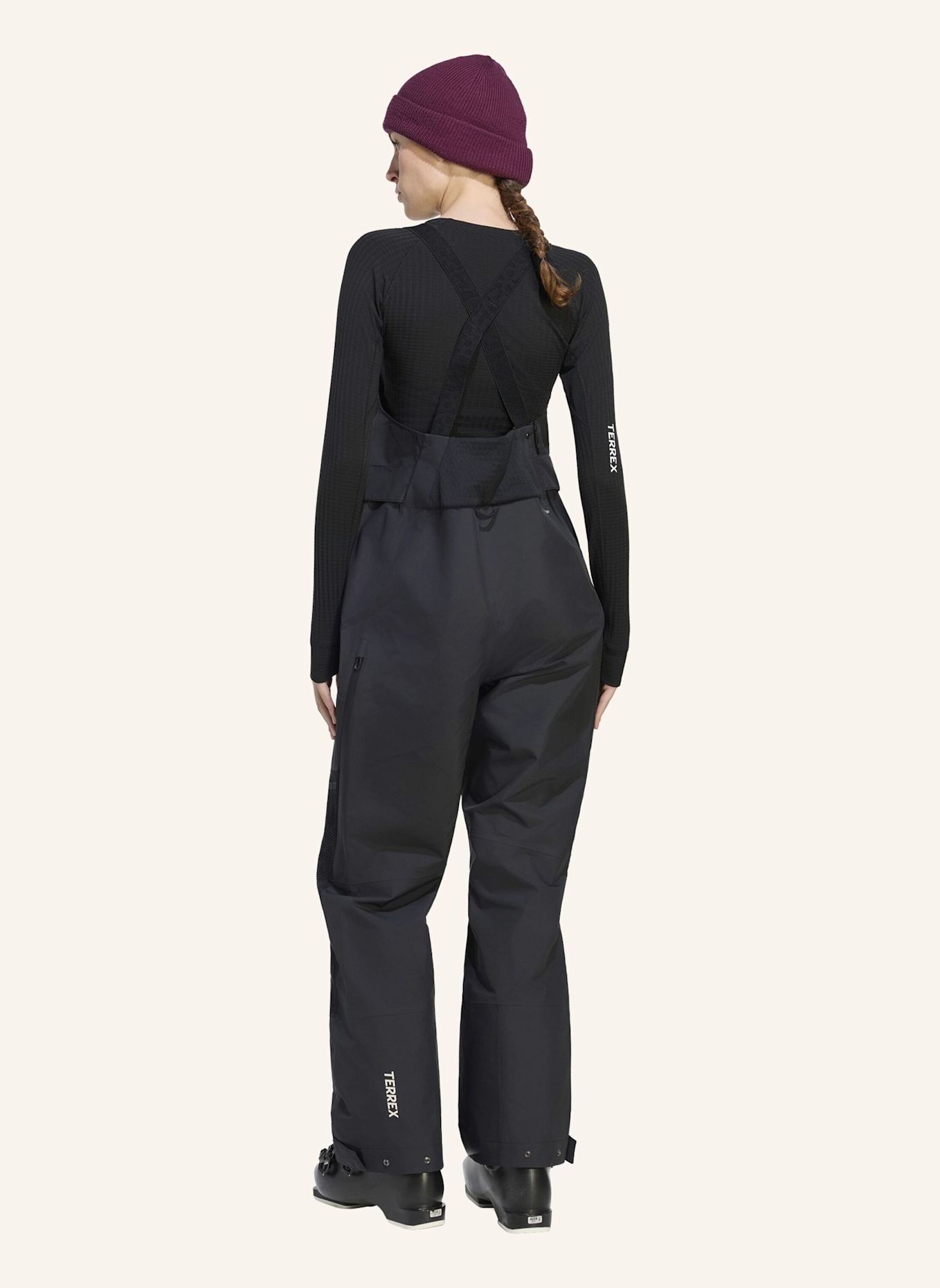 adidas TERREX TERREX XPERIOR HYBRID LATZHOSE, PRIMEKNIT, CLIMAPROOF+: SCHWARZ