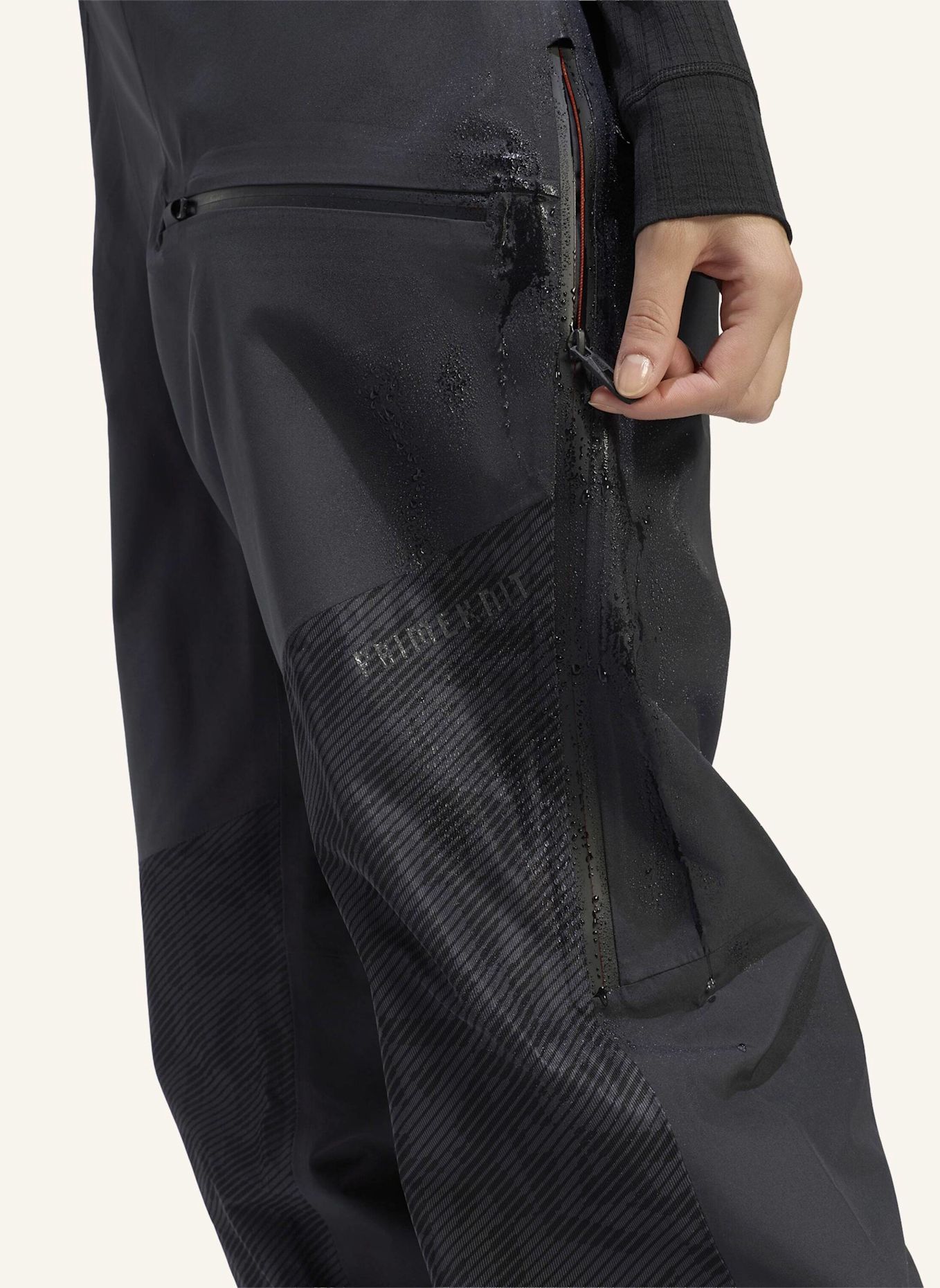 adidas TERREX TERREX XPERIOR HYBRID LATZHOSE, PRIMEKNIT, CLIMAPROOF+: SCHWARZ