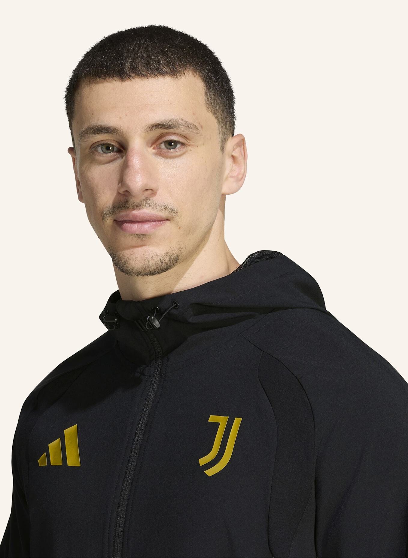 adidas JUVENTUS TURIN TIRO TRAVEL WINDBREAKER: SCHWARZ