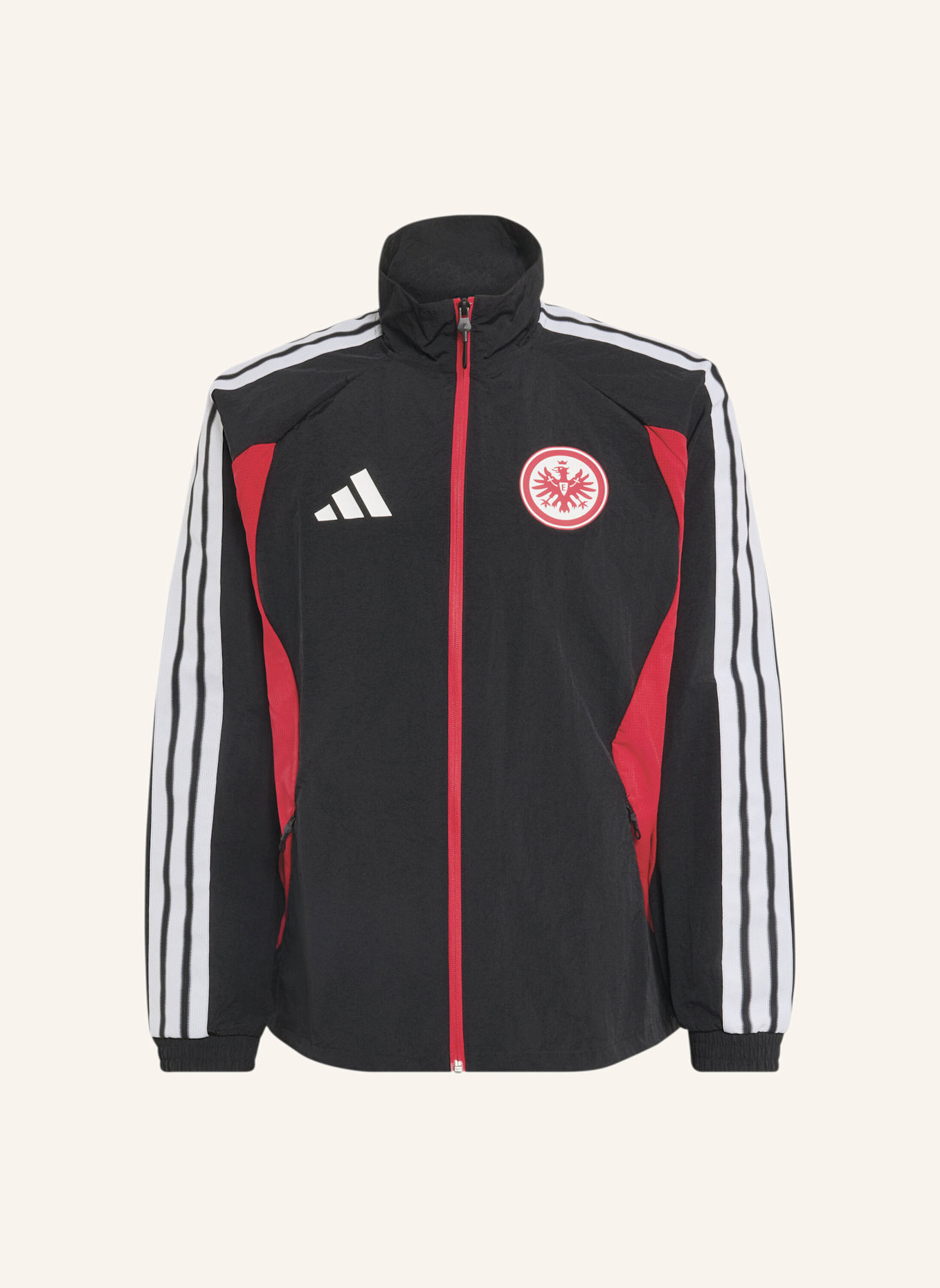 adidas EINTRACHT FRANKFURT ANTHEM HEIMJACKE: SCHWARZ