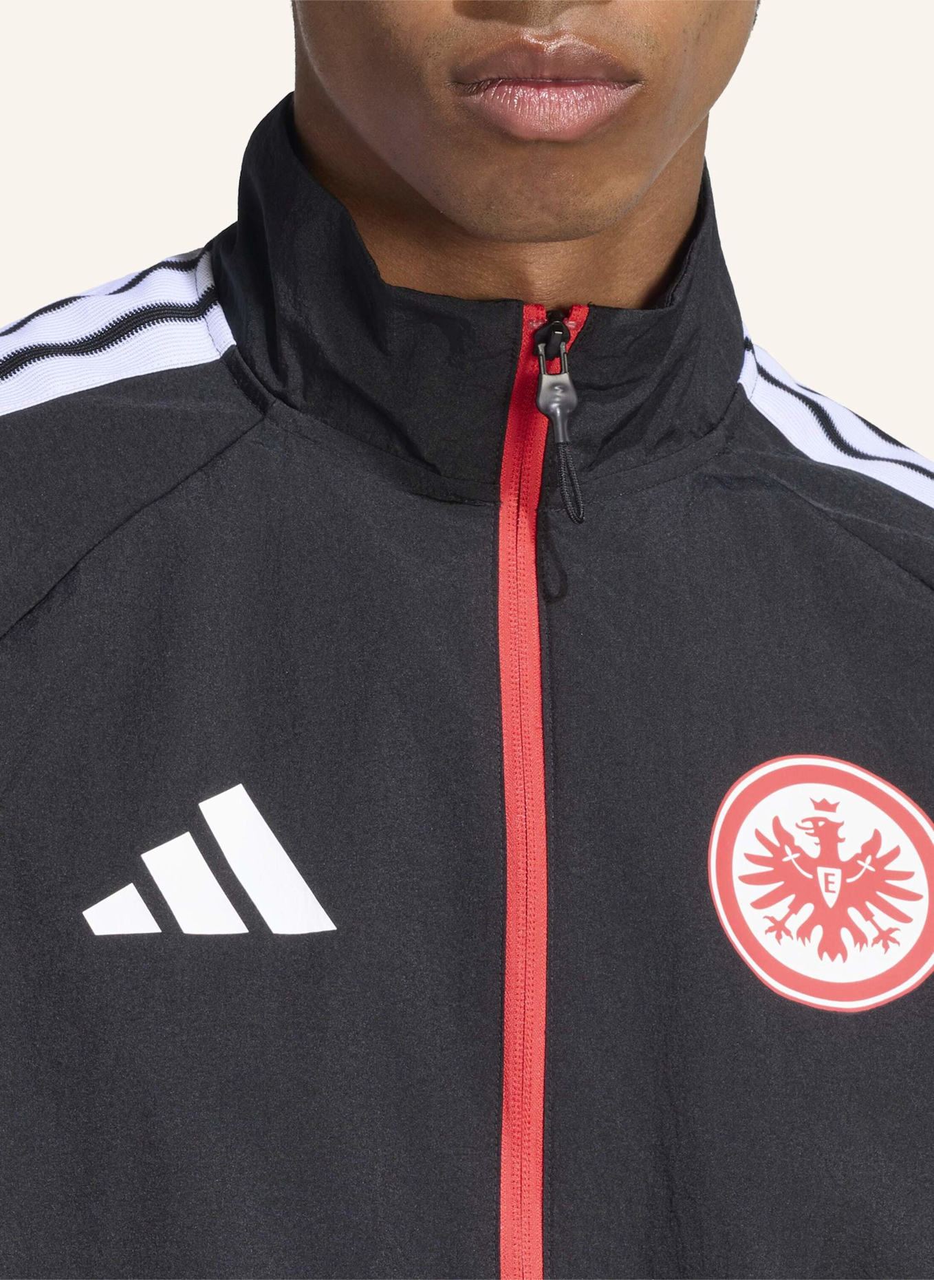 adidas EINTRACHT FRANKFURT ANTHEM HEIMJACKE: SCHWARZ