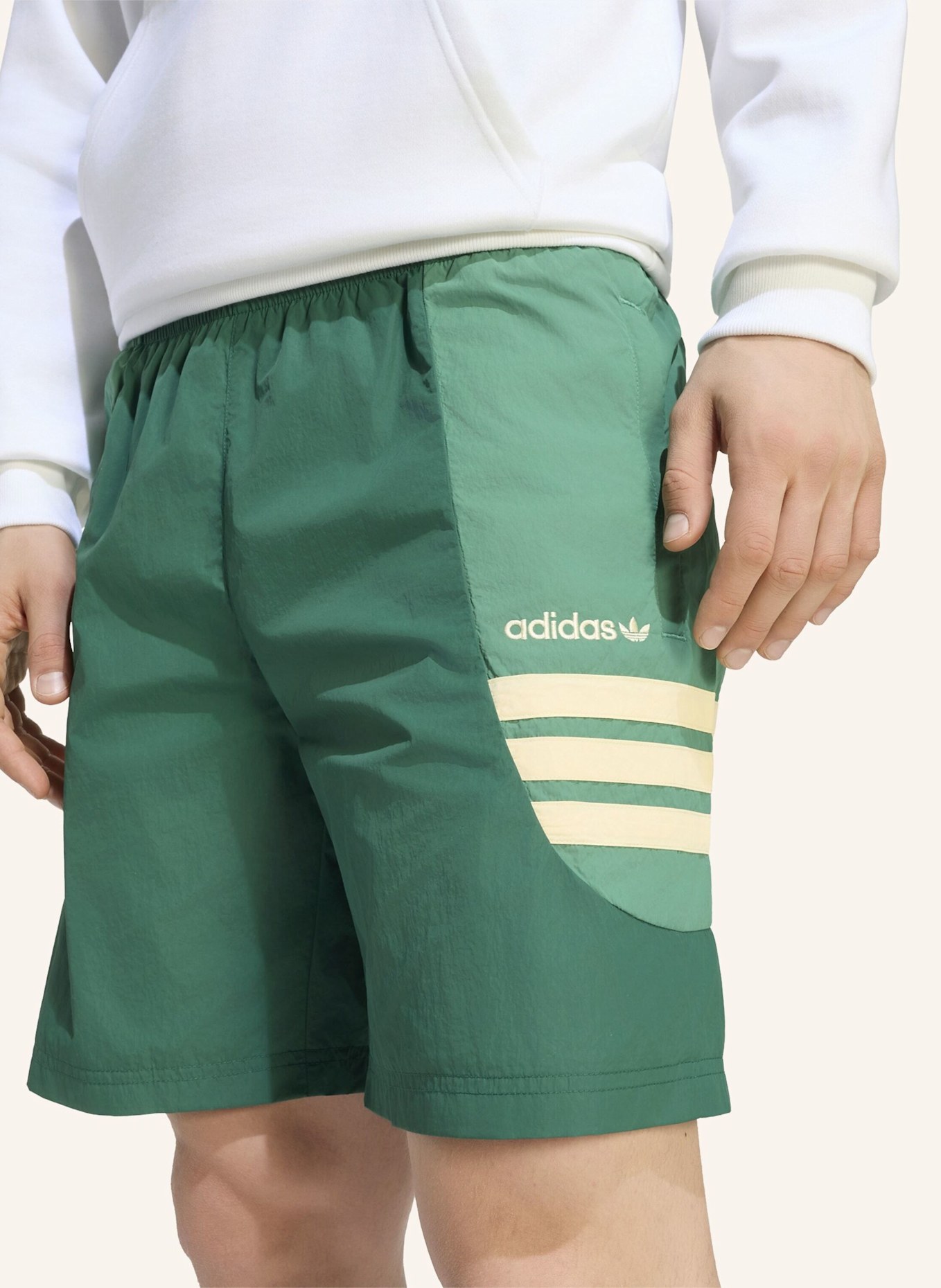 adidas Originals MUNICH CUTLINE SHORTS: GRÜN