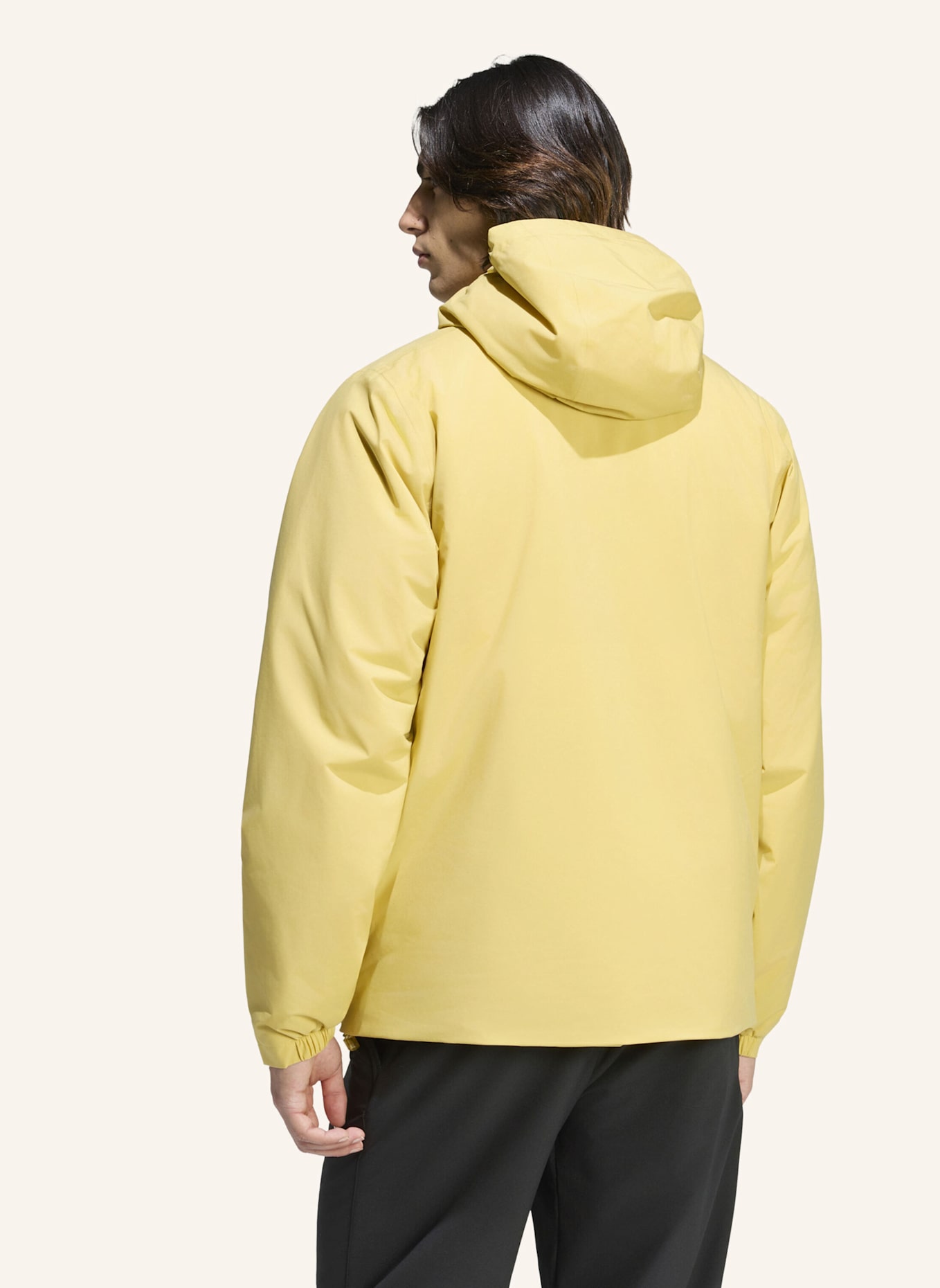 adidas TERREX TERREX MULTI ESSENTIALS CLIMAPROOF KAPUZENJACKE, ISOLIEREND: BEIGE