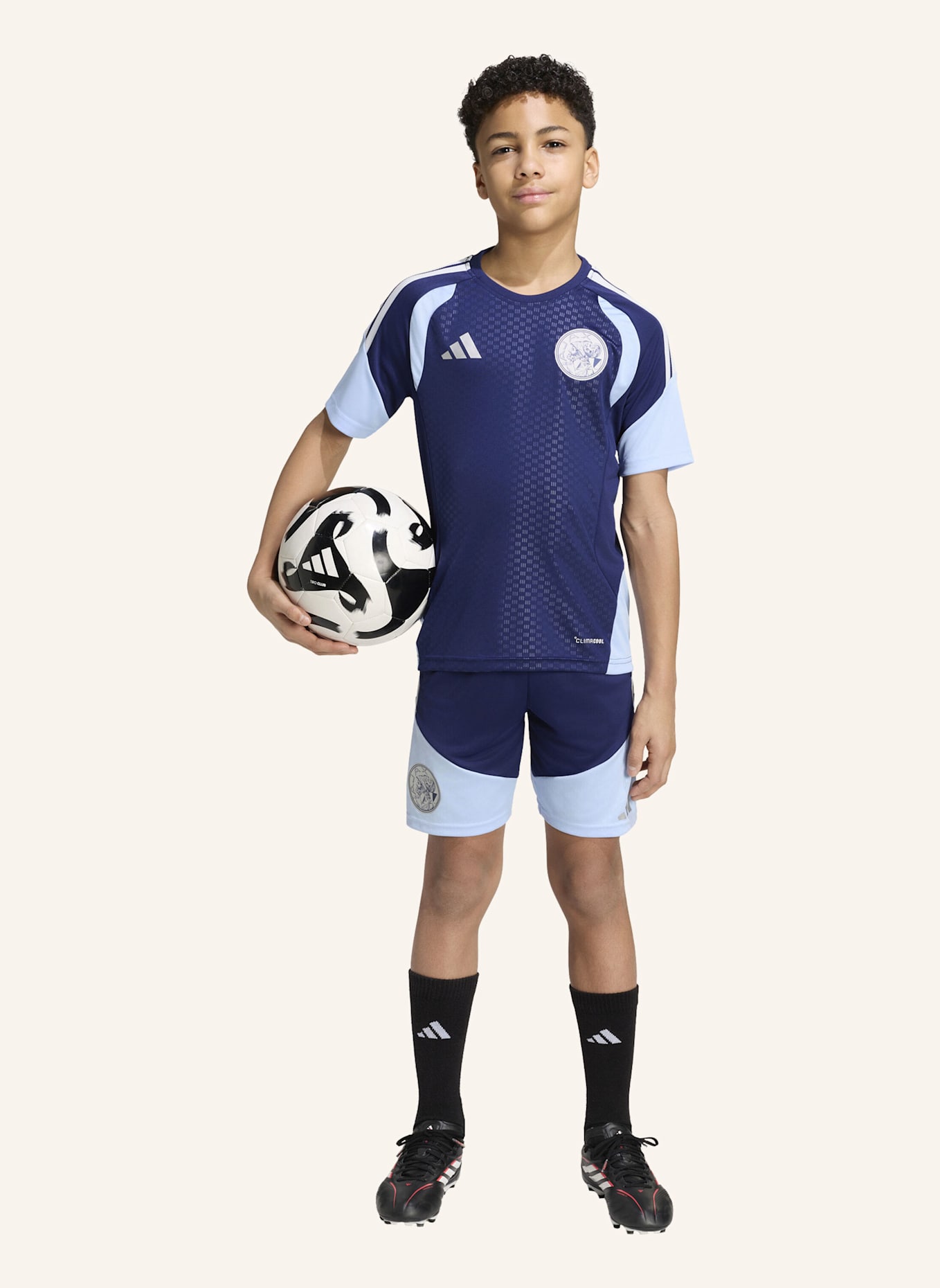 adidas AJAX 26/27 TIRO 26 KIDS TRAININGSTRIKOT: BLAU