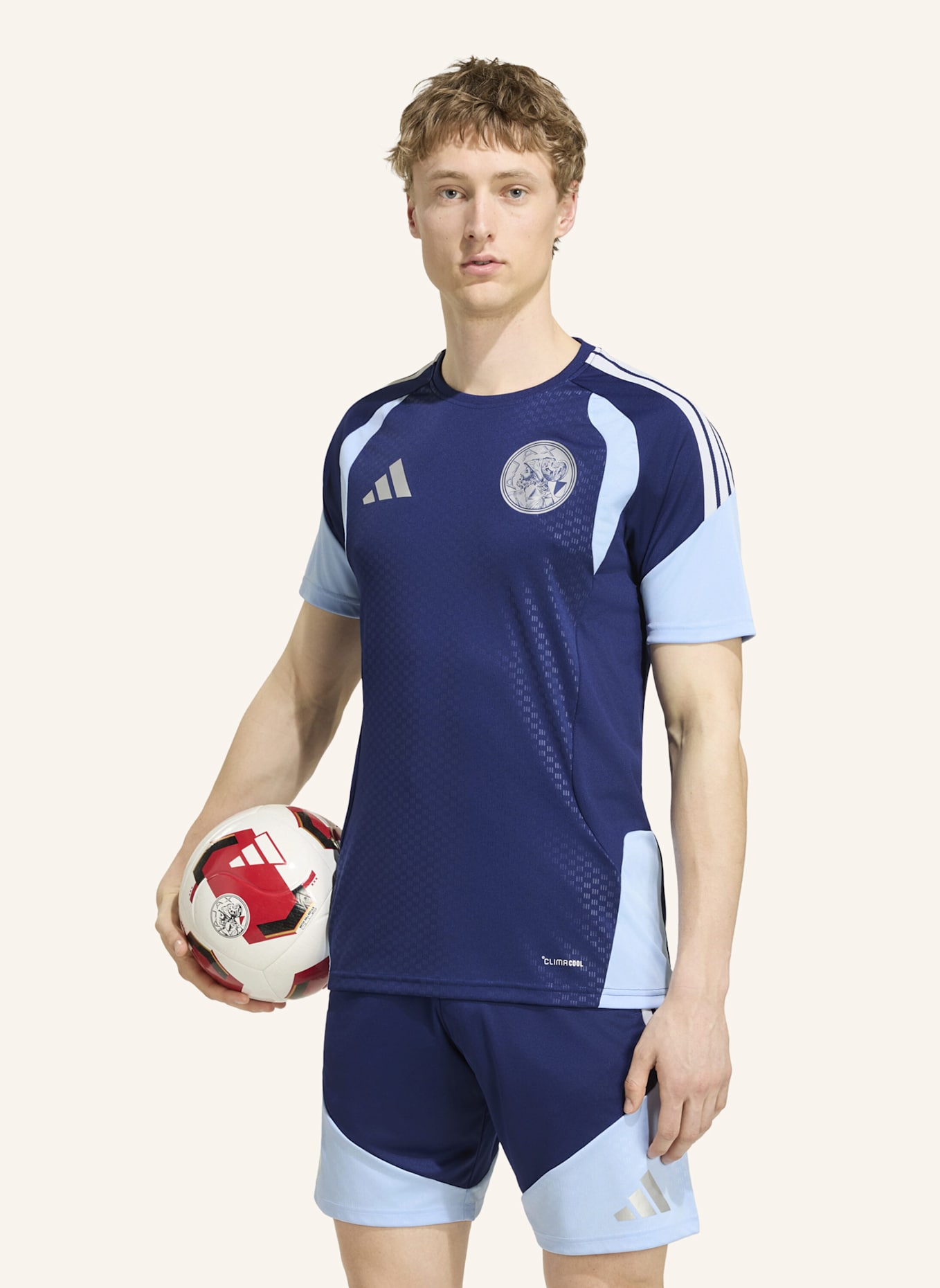adidas AJAX 26/27 TIRO26 TRAININGSTRIKOT: BLAU