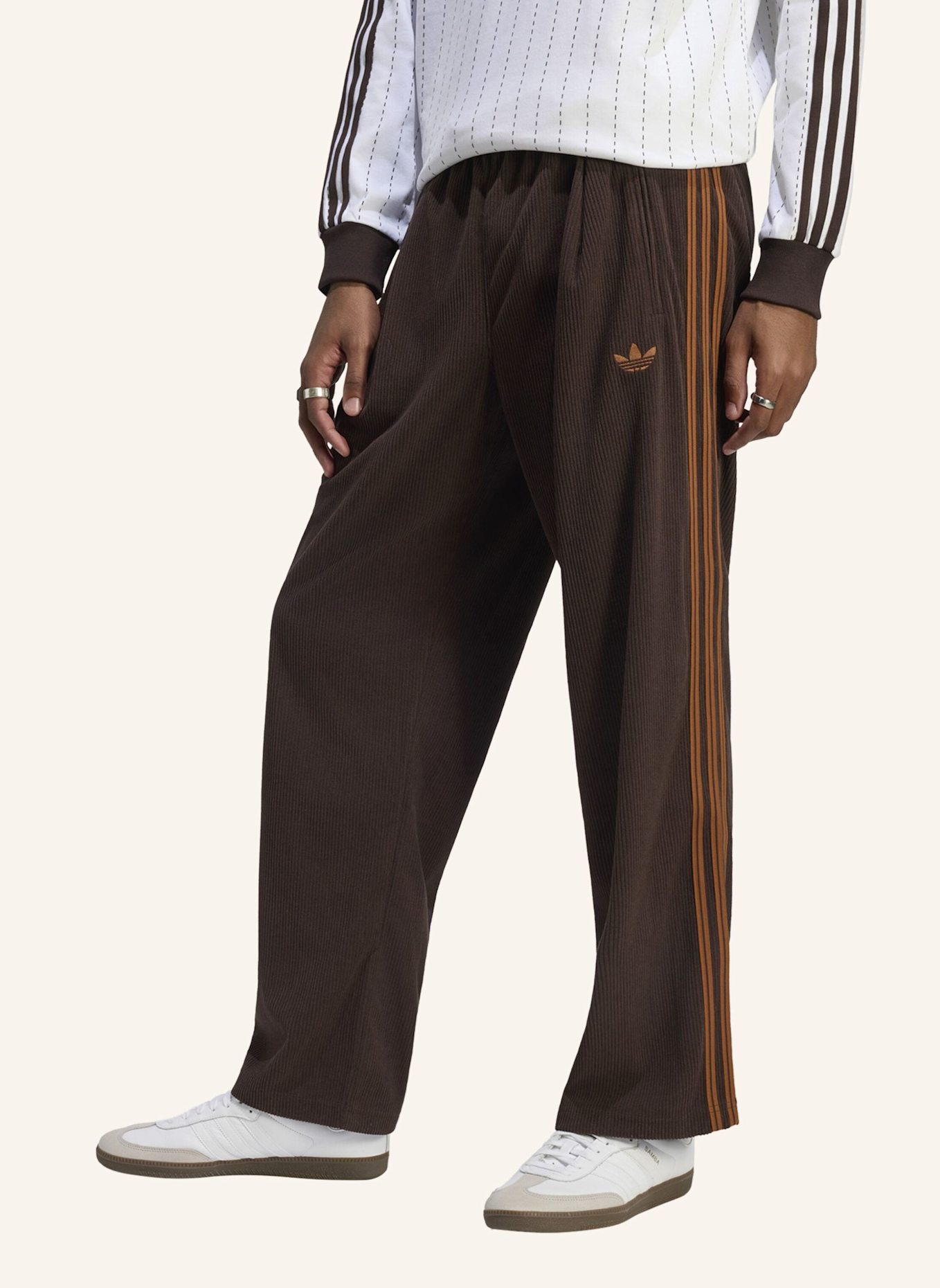 adidas Originals FIREBIRD TRAININGSHOSE, CORD: BRAUN