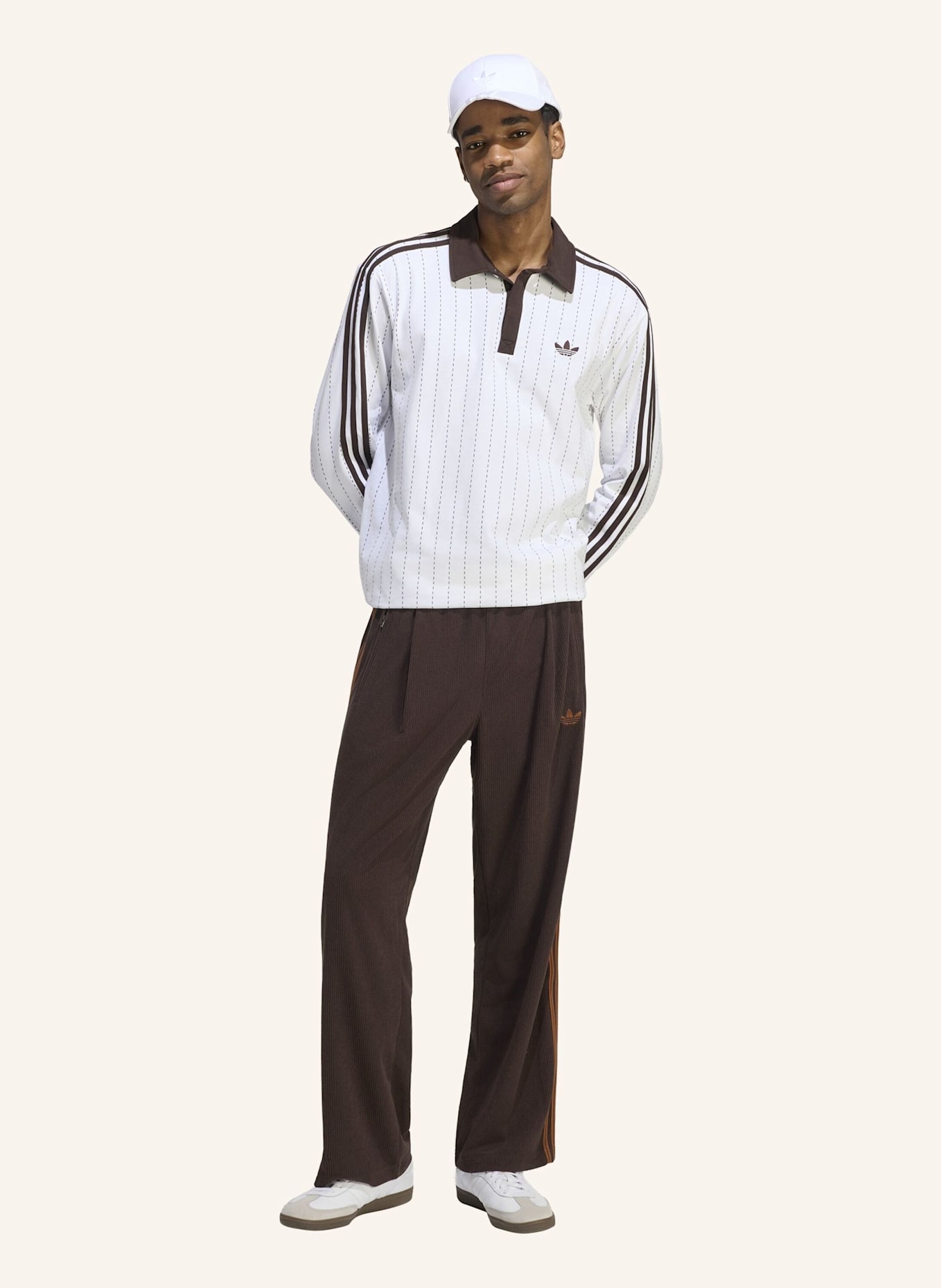 adidas Originals FIREBIRD TRAININGSHOSE, CORD: BRAUN