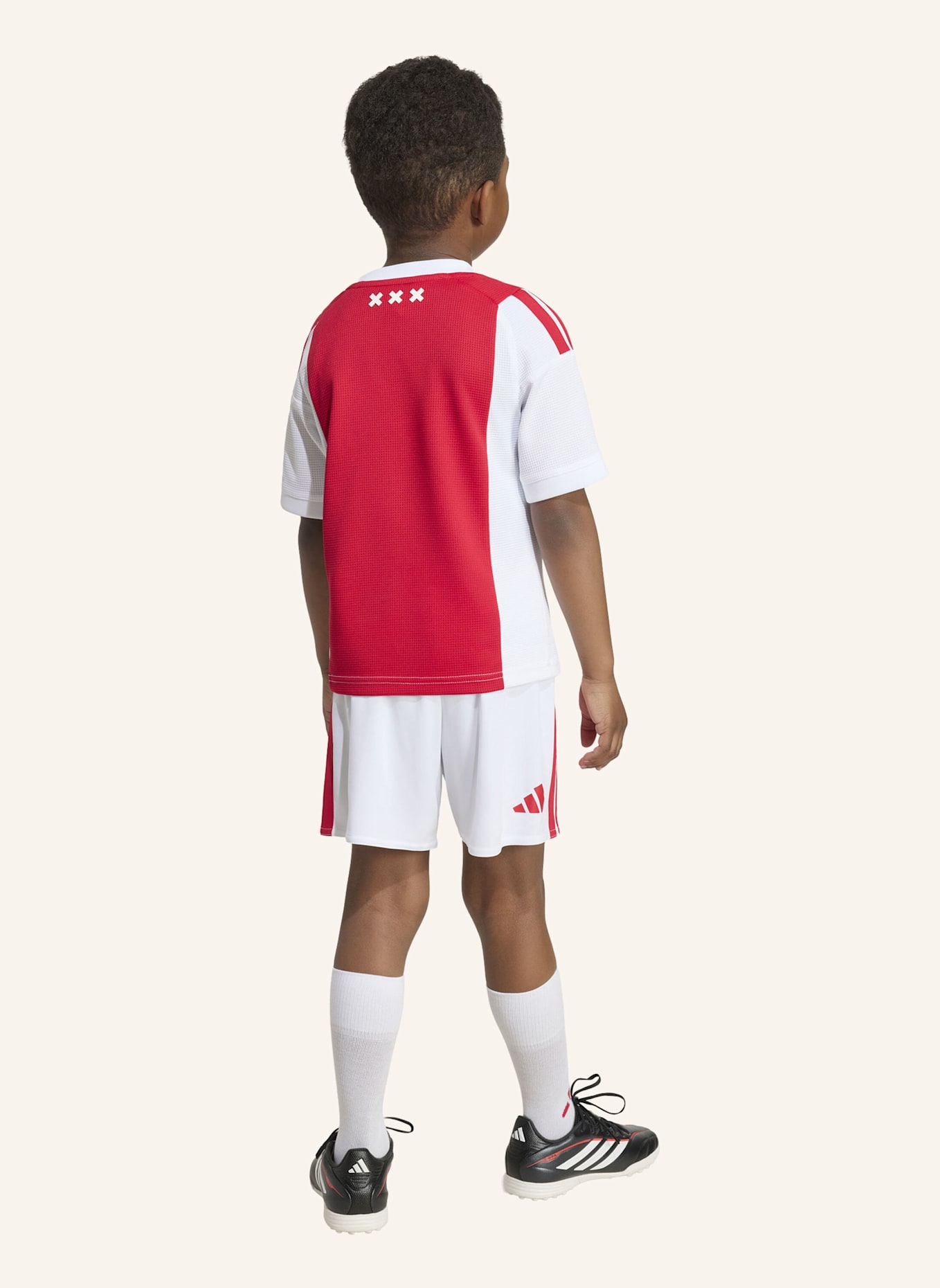 adidas AJAX 26/27 KIDS HEIMAUSRÜSTUNG: WEISS