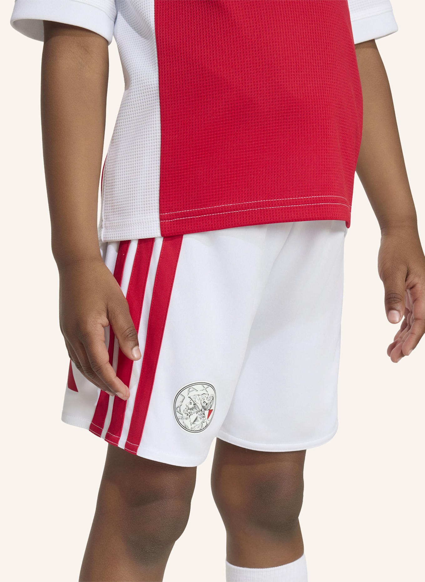 adidas AJAX 26/27 KIDS HEIMAUSRÜSTUNG: WEISS