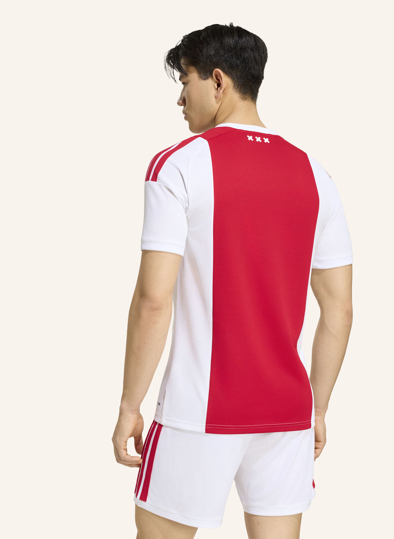 adidas AJAX AMSTERDAM 26/27 HEIMTRIKOT: WEISS