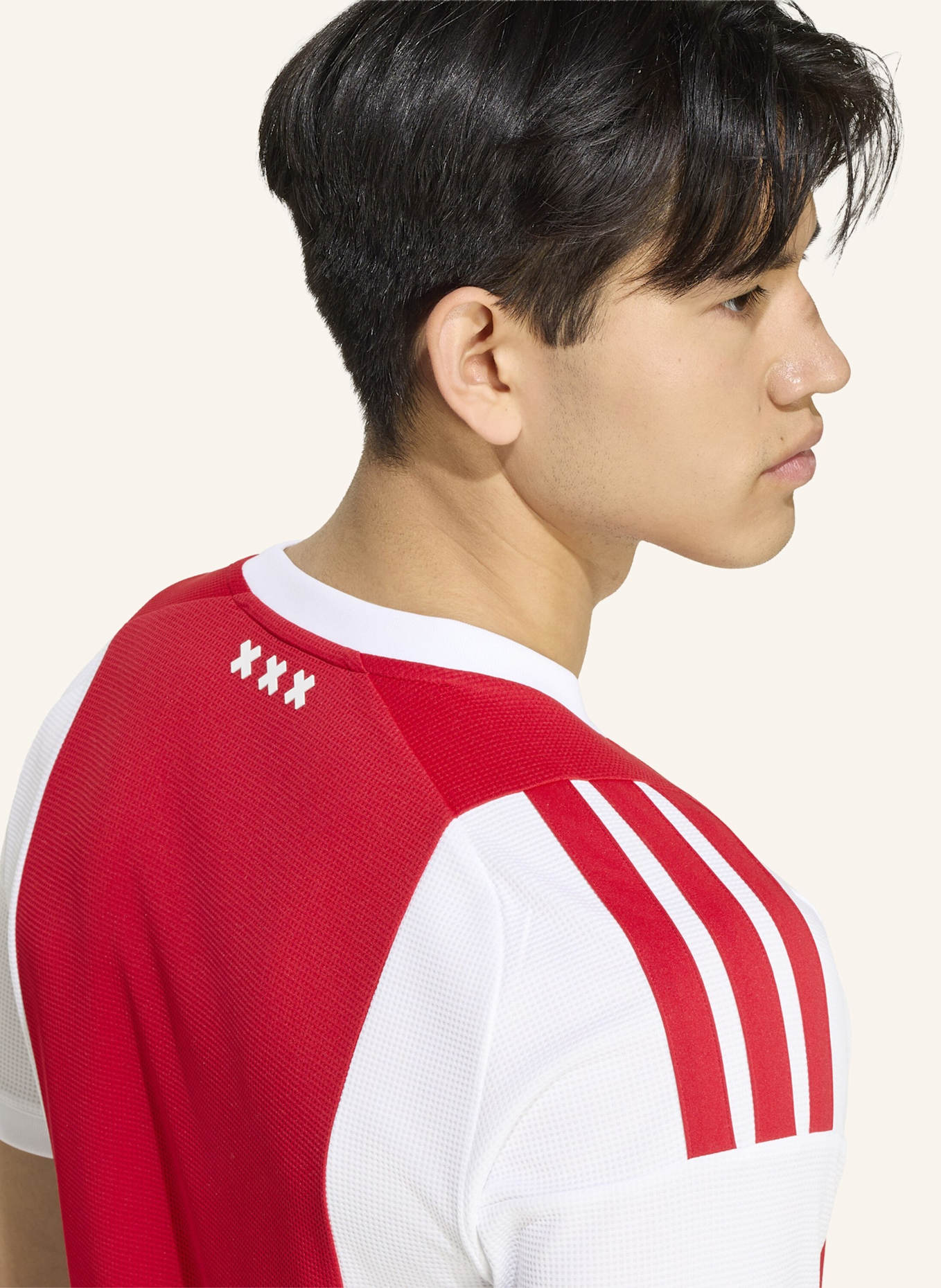 adidas AJAX AMSTERDAM 26/27 HEIMTRIKOT: WEISS