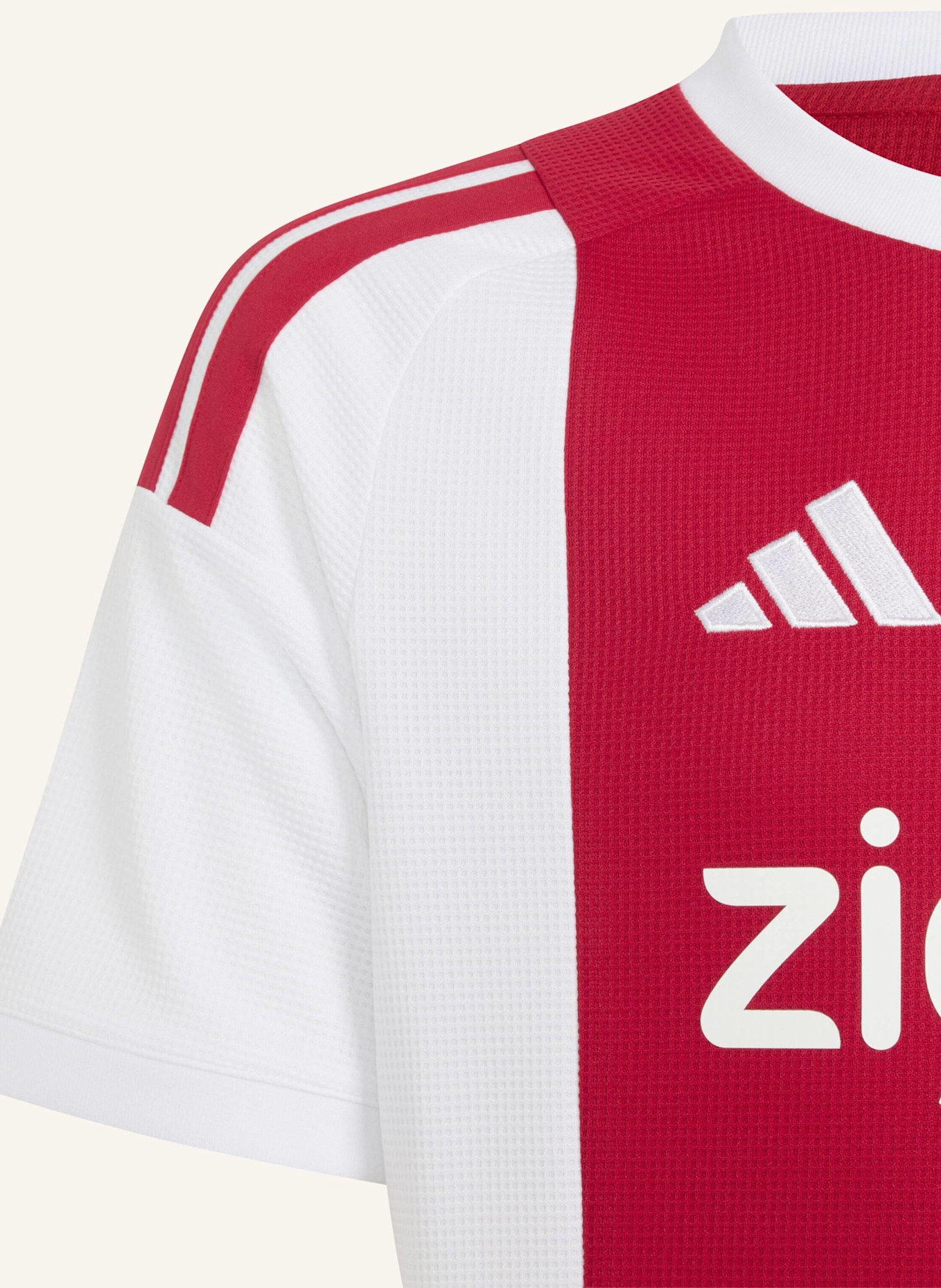 adidas AJAX AMSTERDAM 26/27 KIDS HEIMTRIKOT: WEISS