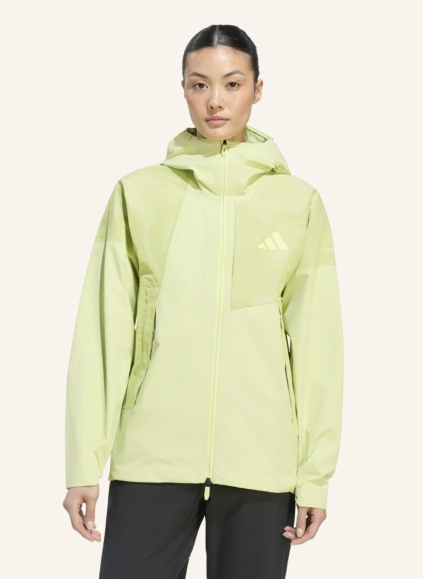adidas TERREX TERREX XPERIOR 2.5 LAYER HYBRID PRIMEKNIT CLIMAPROOF JACKE: HELLGELB