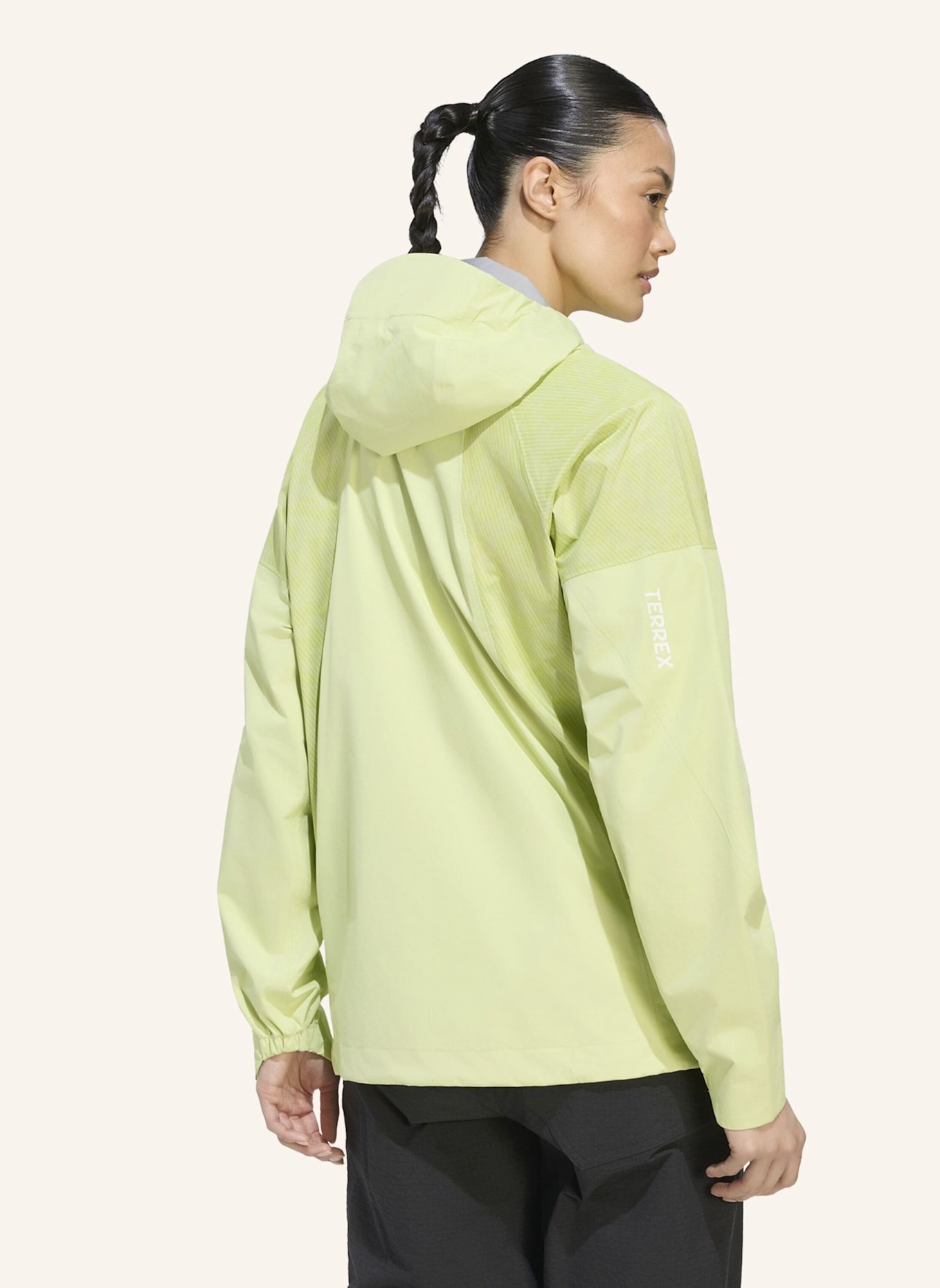 adidas TERREX TERREX XPERIOR 2.5 LAYER HYBRID PRIMEKNIT CLIMAPROOF JACKE: HELLGELB
