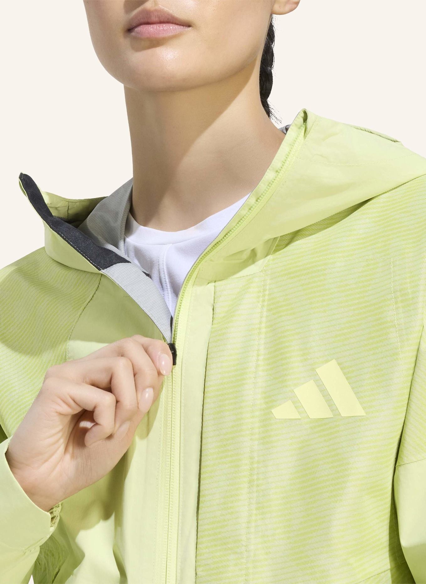 adidas TERREX TERREX XPERIOR 2.5 LAYER HYBRID PRIMEKNIT CLIMAPROOF JACKE: HELLGELB