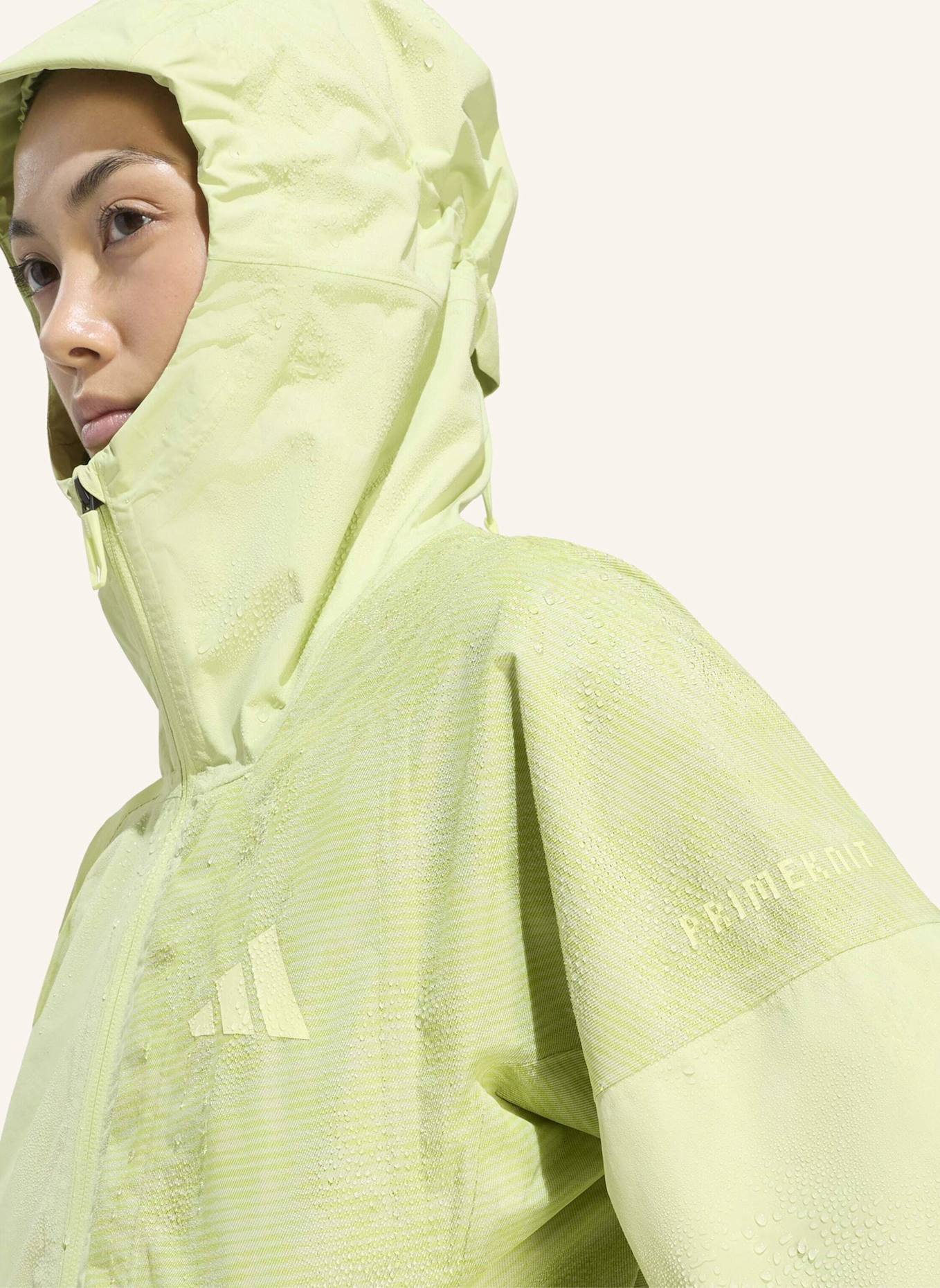 adidas TERREX TERREX XPERIOR 2.5 LAYER HYBRID PRIMEKNIT CLIMAPROOF JACKE: HELLGELB