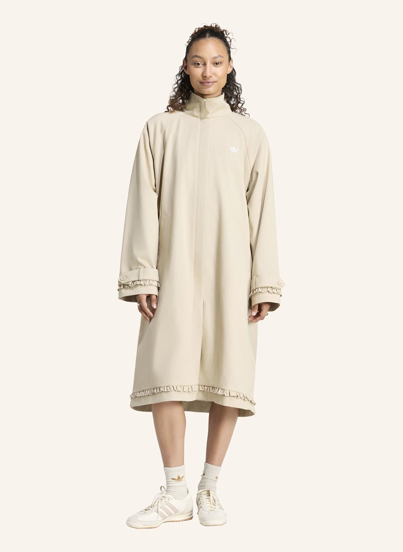 adidas Originals TRACK TOP COAT, FALTENDETAILS: BEIGE