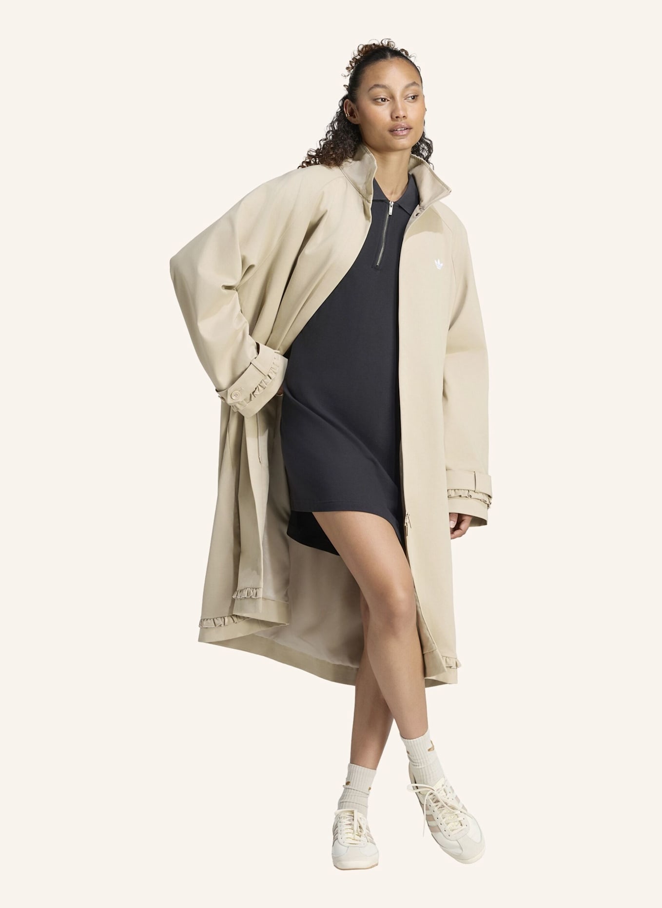 adidas Originals TRACK TOP COAT, FALTENDETAILS: BEIGE