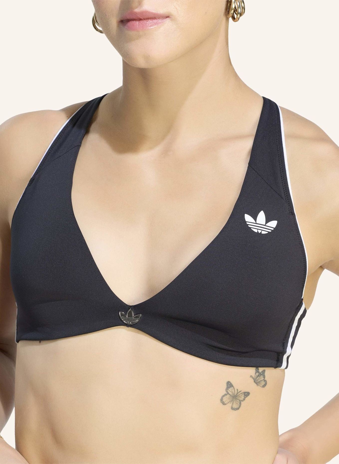 adidas Originals ADIDAS ORIGINALS SPORT-BH, LEICHTER HALT: SCHWARZ