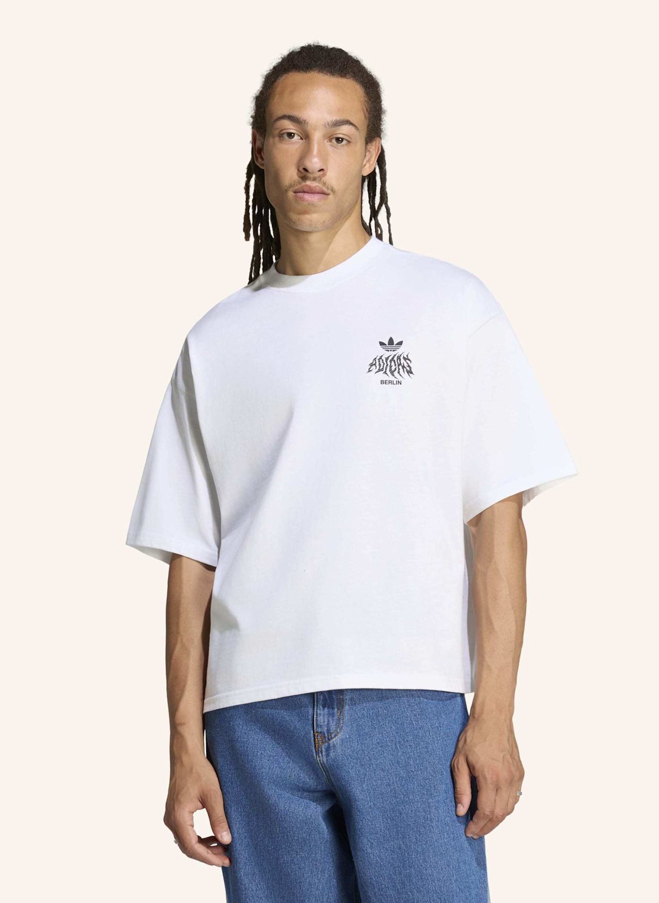 adidas Originals BERLIN GFX T-SHIRT: WEISS