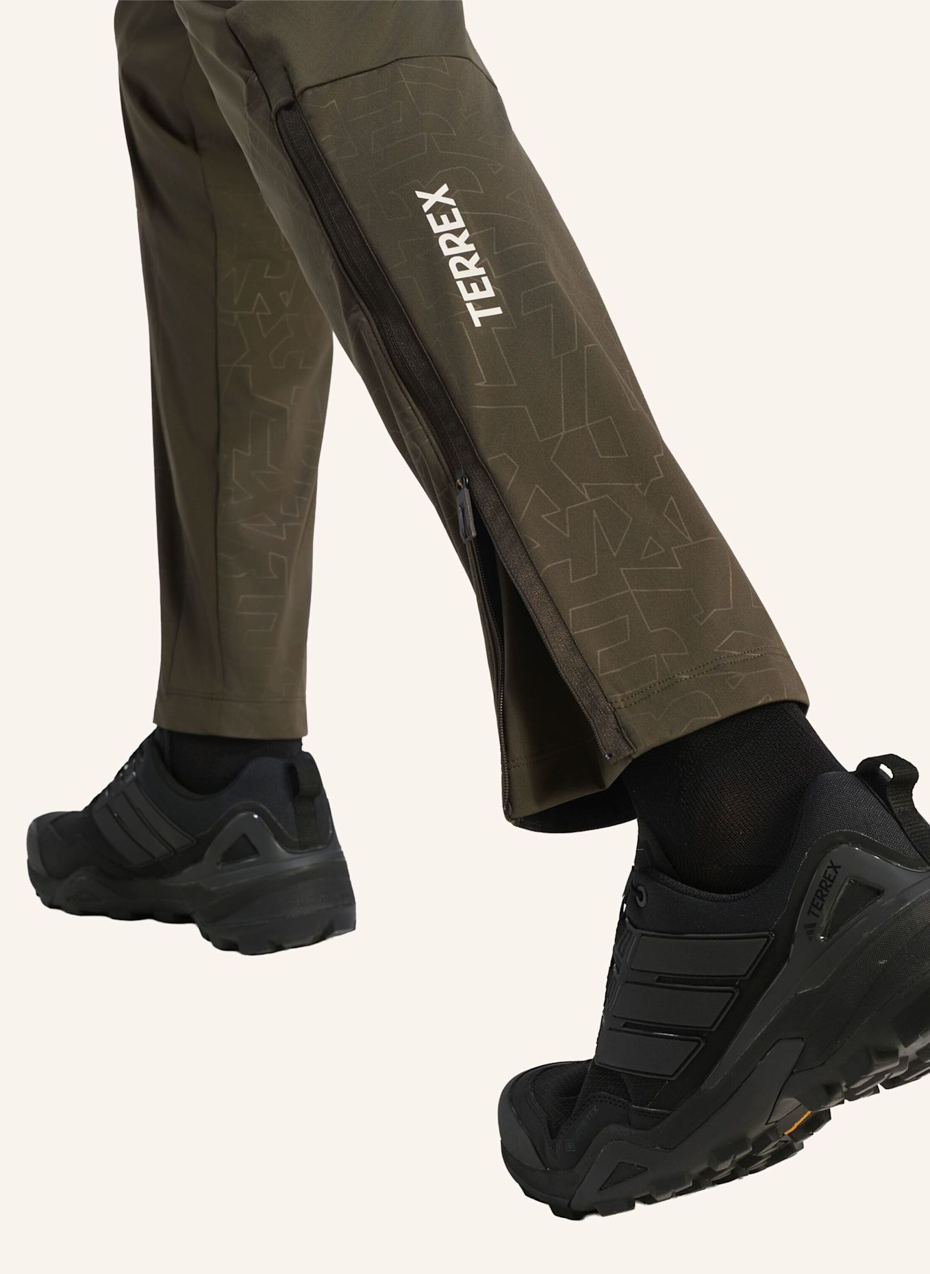 adidas TERREX TERREX XPERIOR CROSS-COUNTRY SOFTSHELL-HOSE: GRÜN