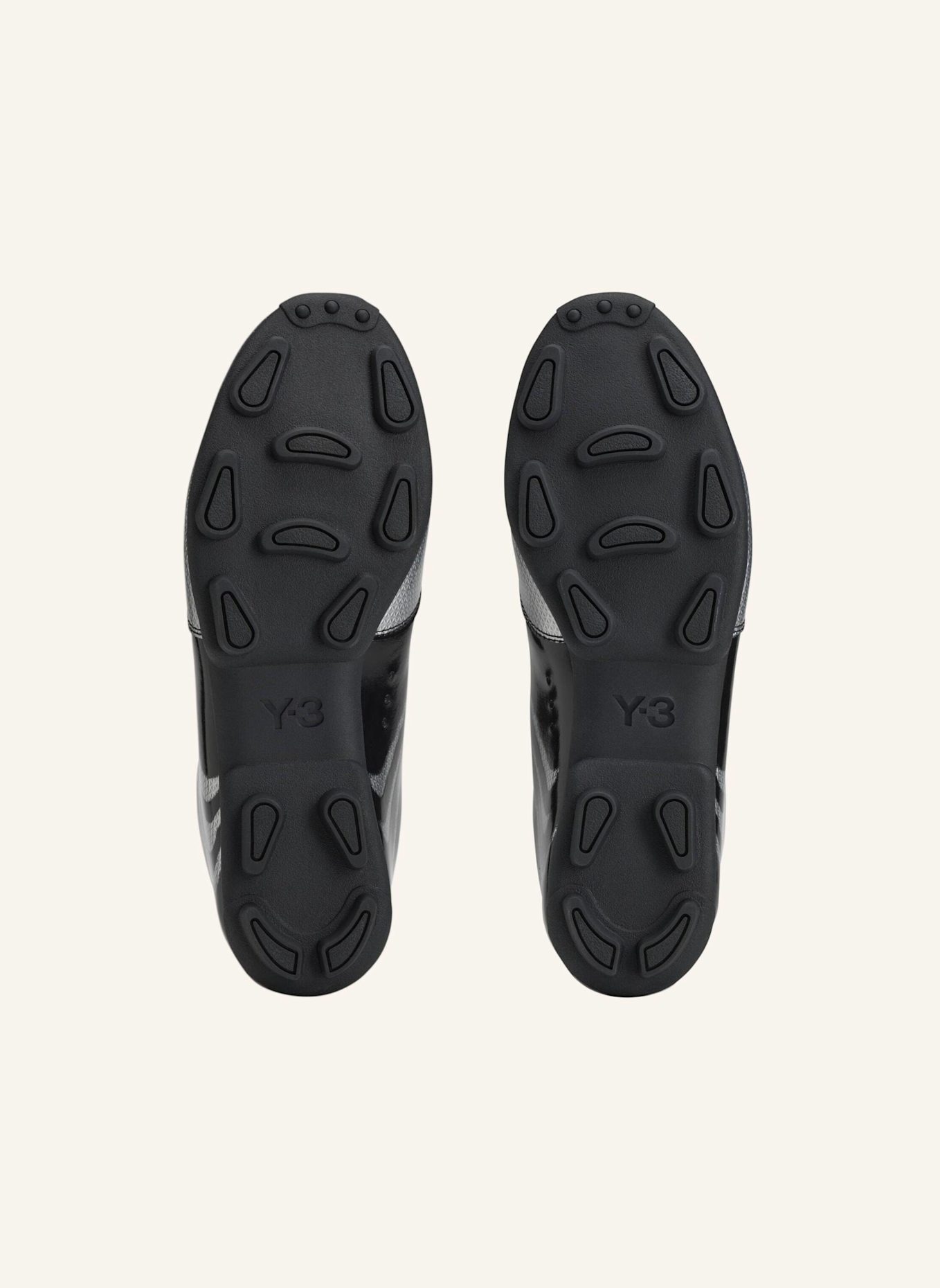 Y-3 Y-3 F50 AOP SCHUH: SILBER/ SCHWARZ